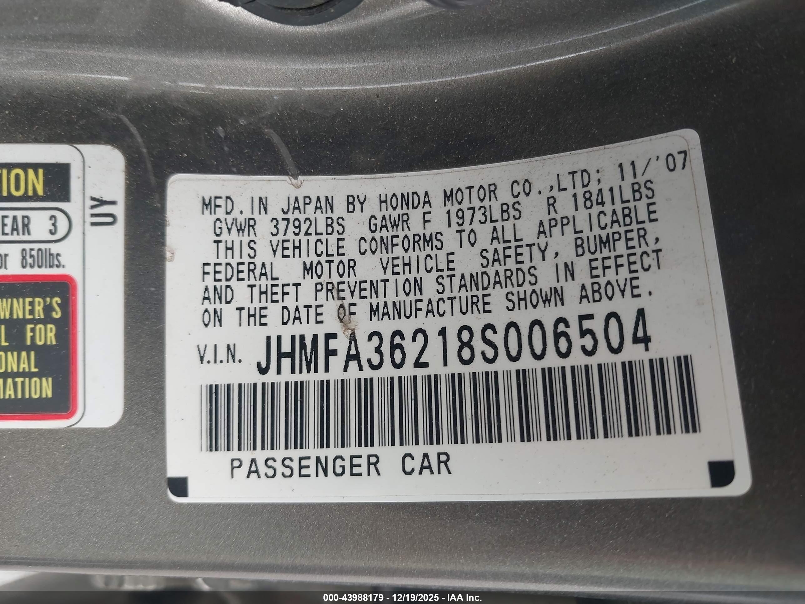 HONDA CIVIC image 9