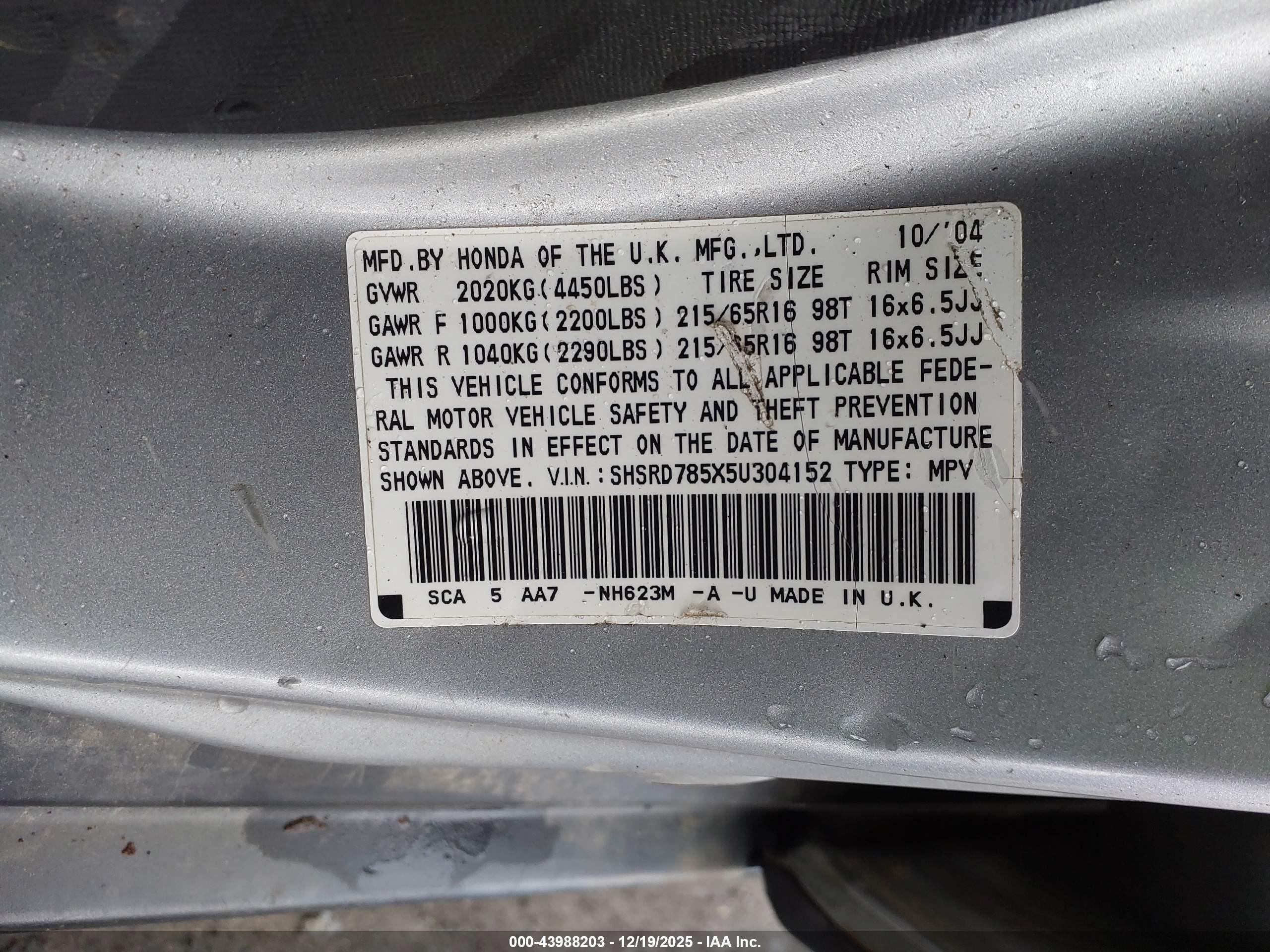 HONDA CR-V image 9