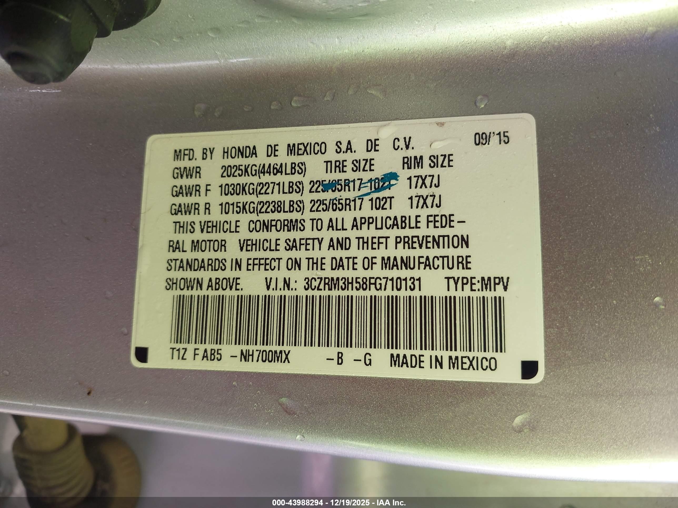 HONDA CR-V image 9