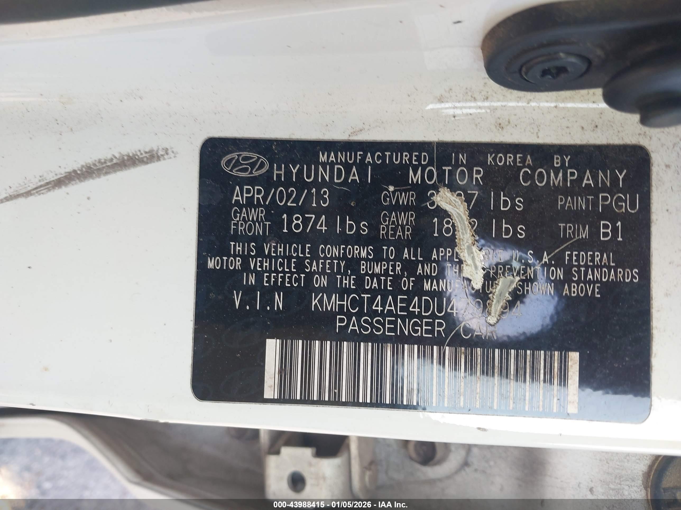 HYUNDAI ACCENT image 9