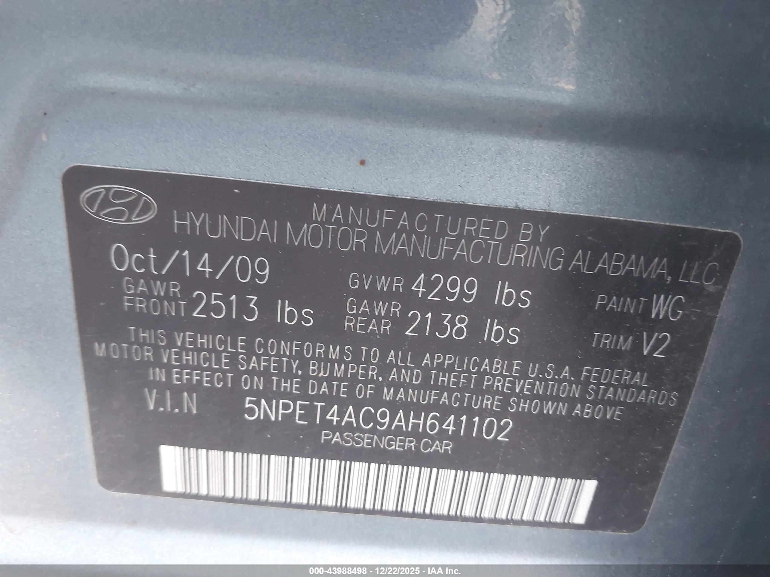 HYUNDAI SONATA image 9