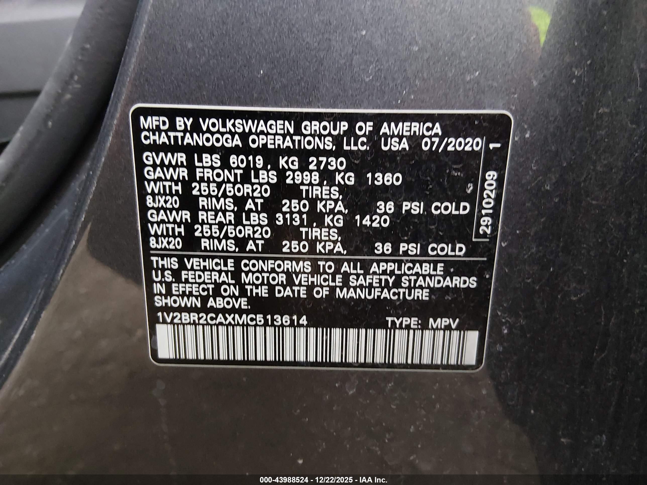 VOLKSWAGEN ATLAS image 9