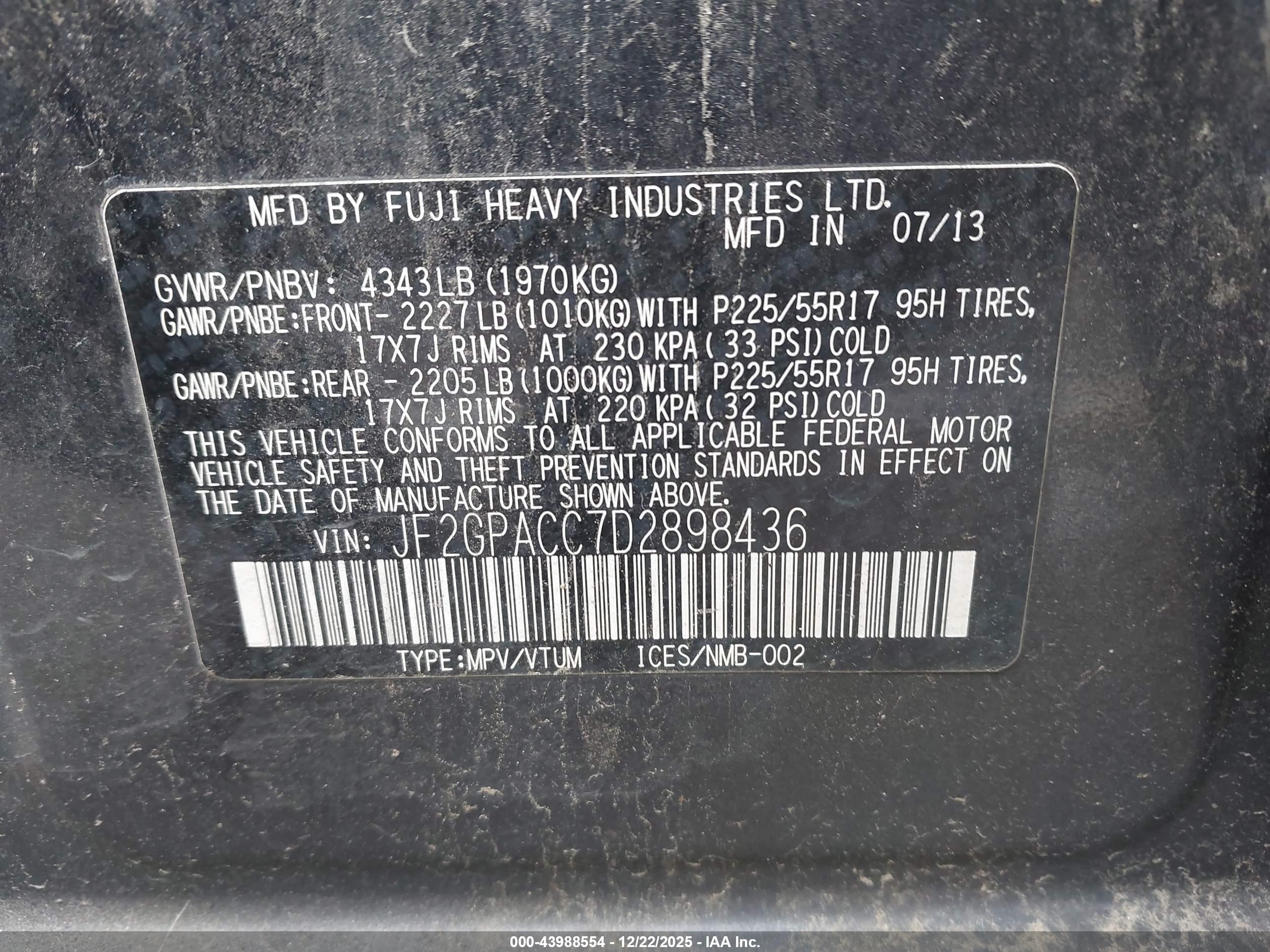 SUBARU XV image 9