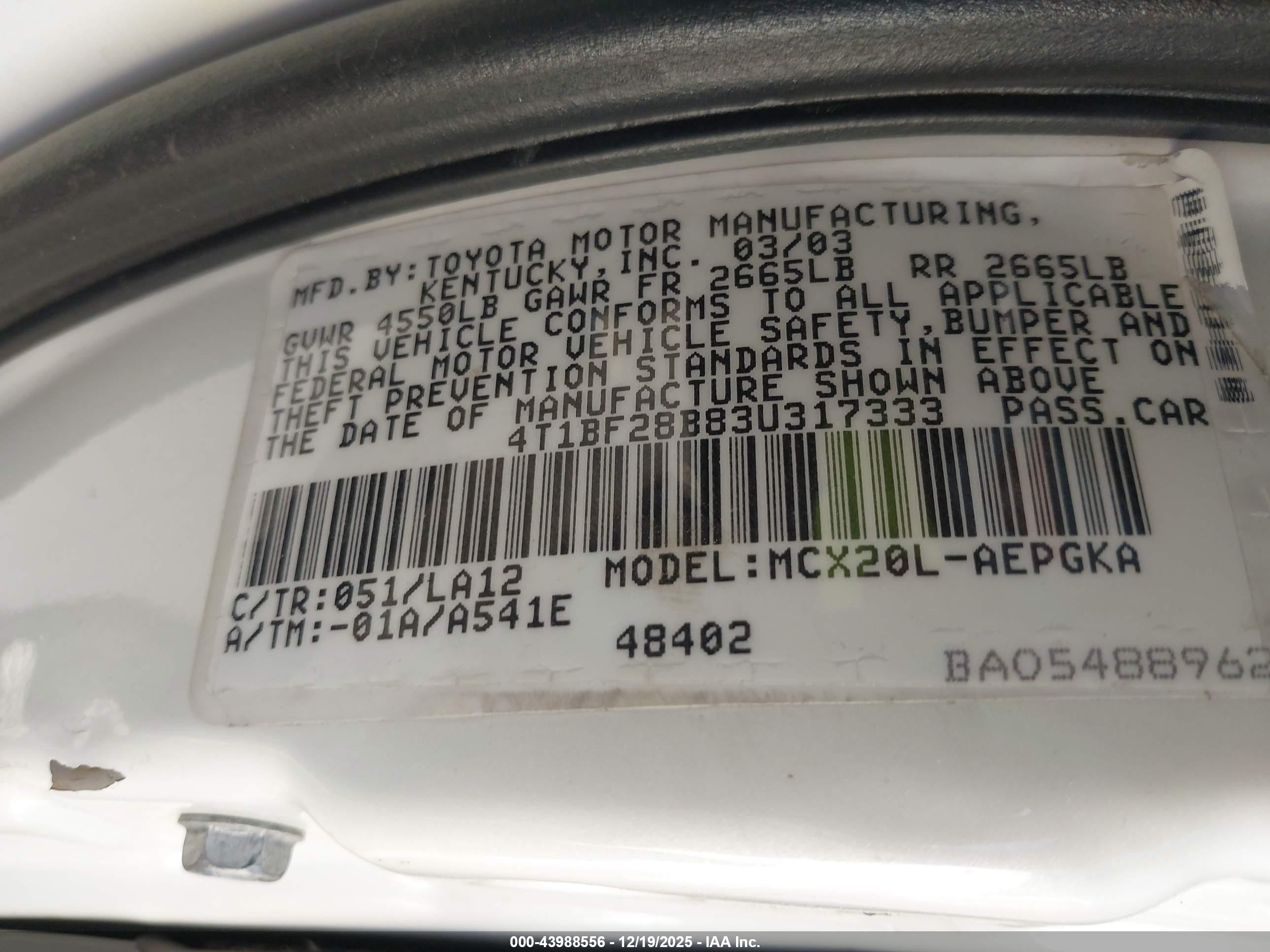 TOYOTA AVALON image 9