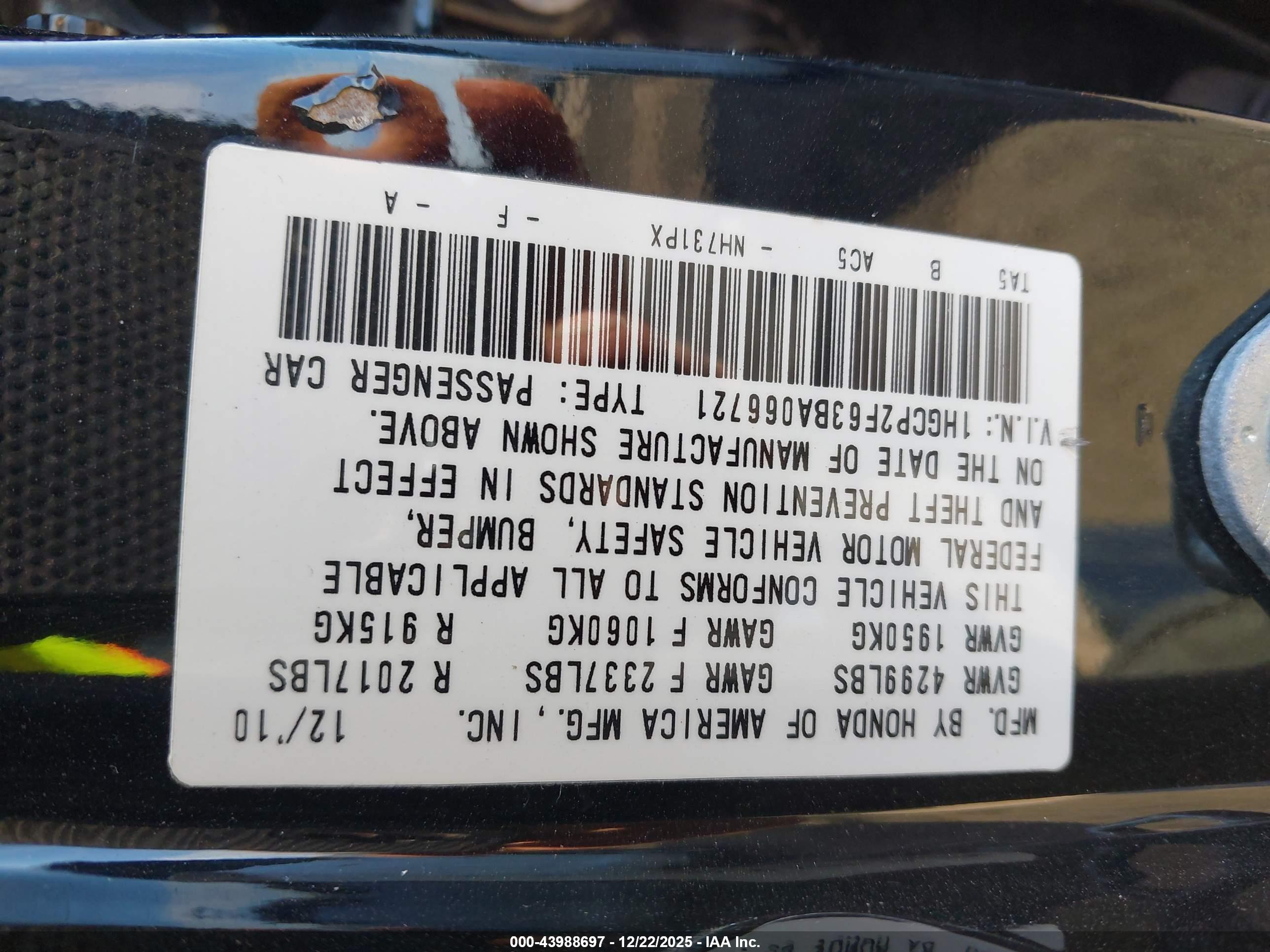 HONDA ACCORD image 9