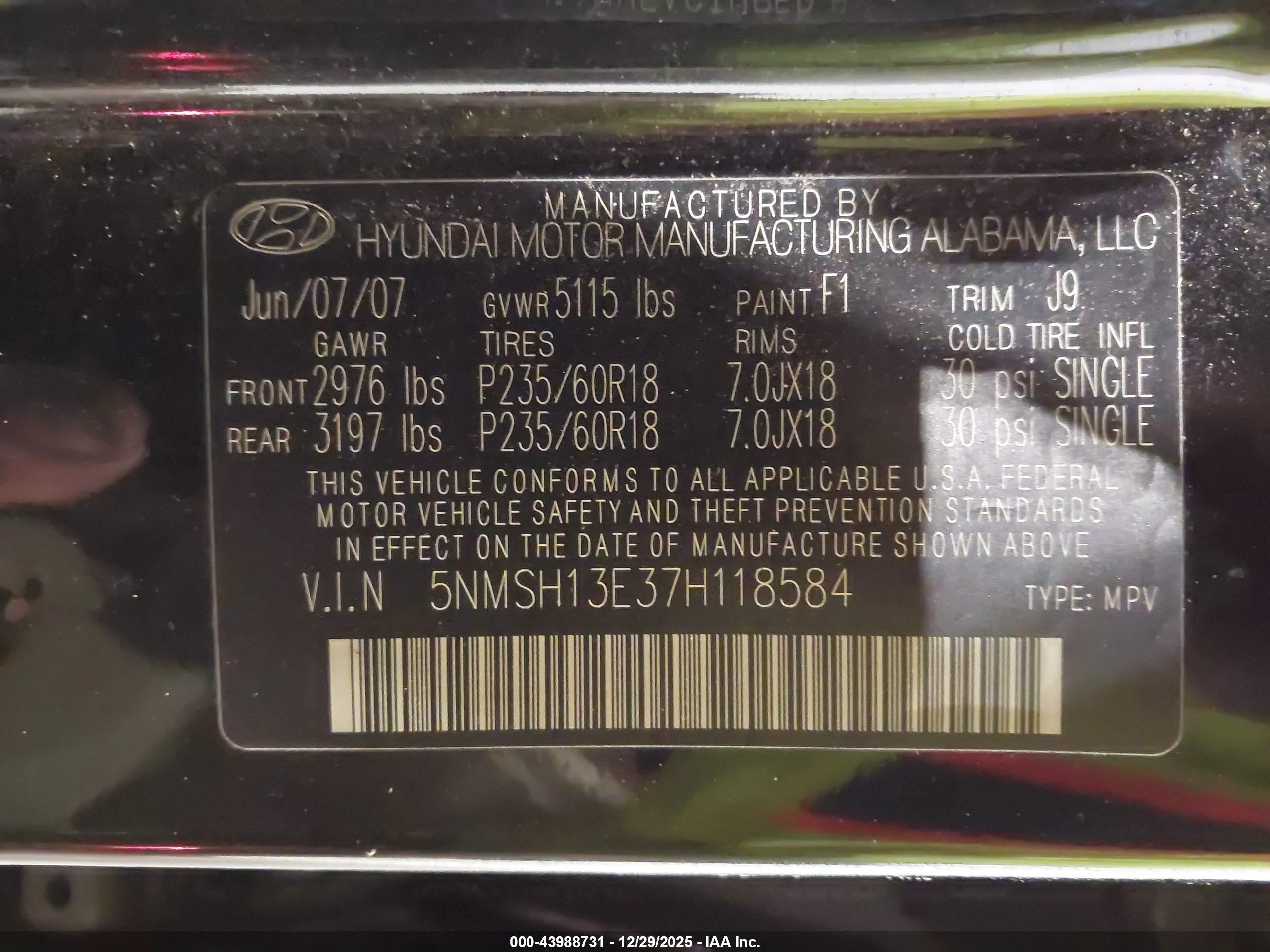 HYUNDAI SANTA image 9