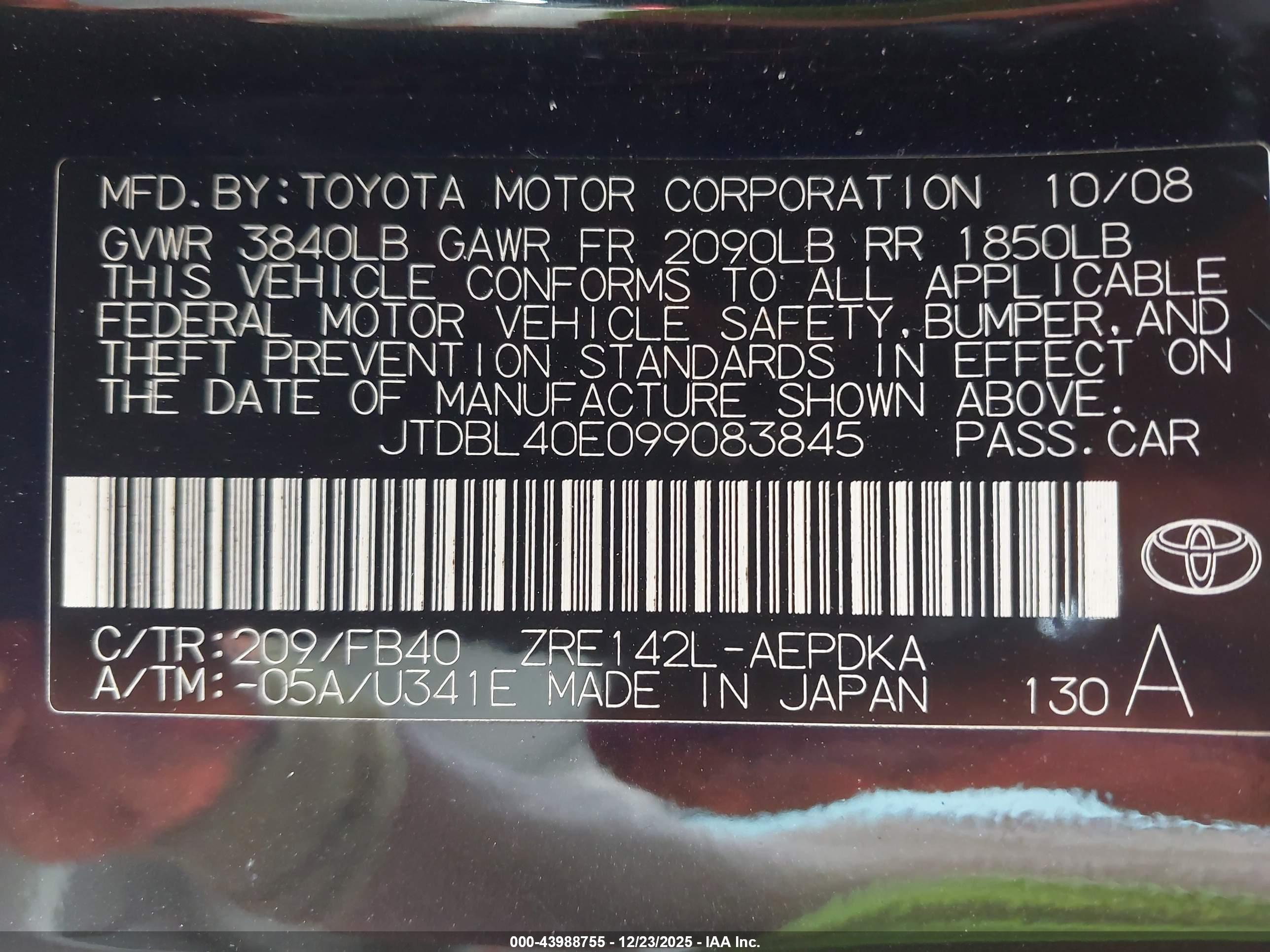 TOYOTA COROLLA image 9