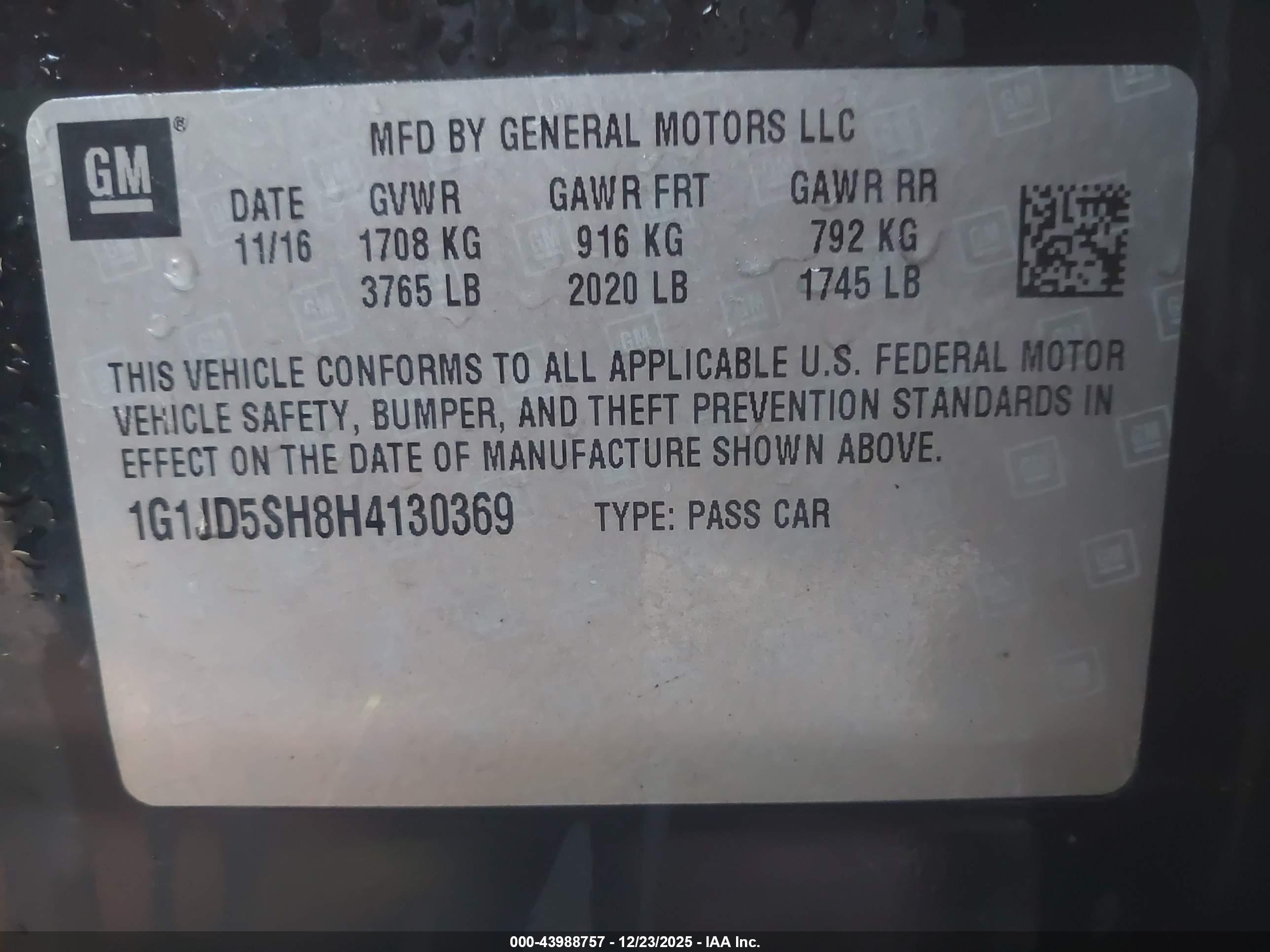 CHEVROLET SONIC image 9