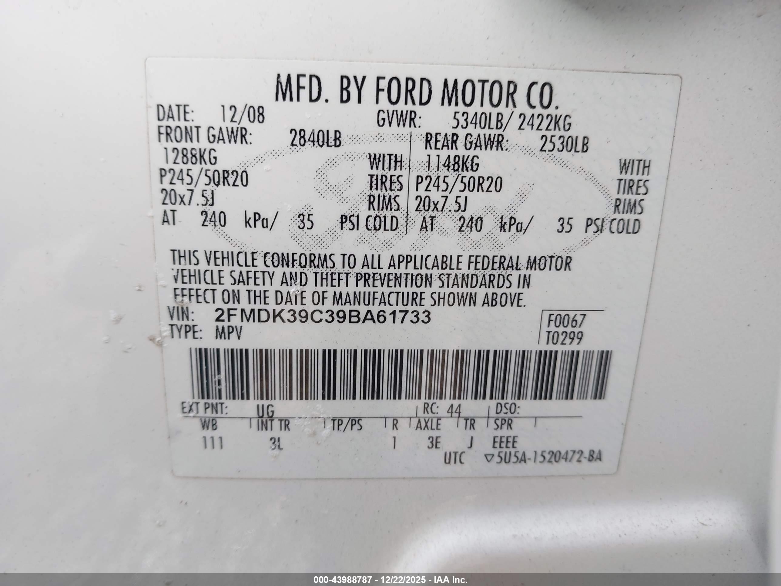 FORD EDGE image 9
