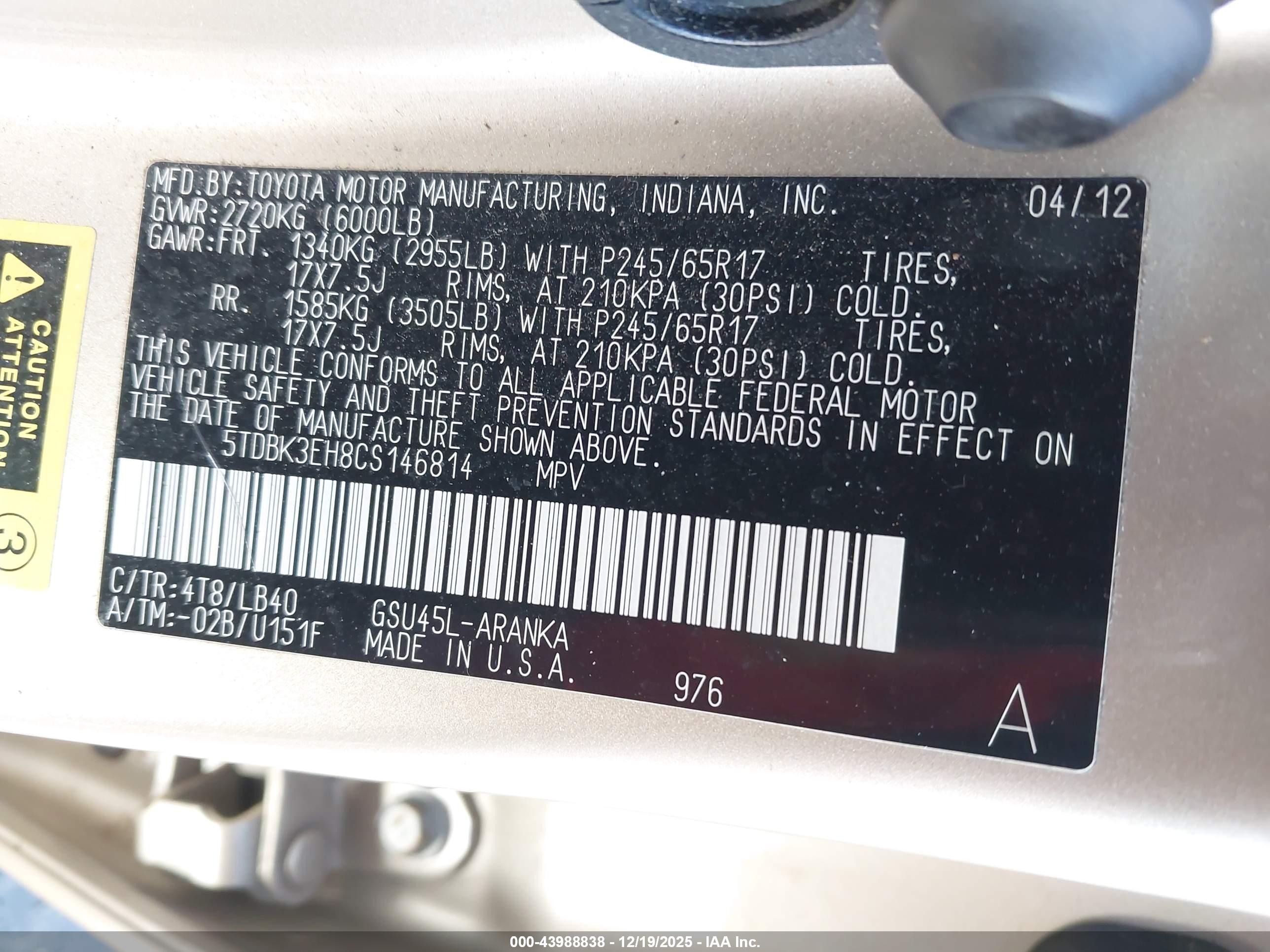 TOYOTA HIGHLANDER image 9