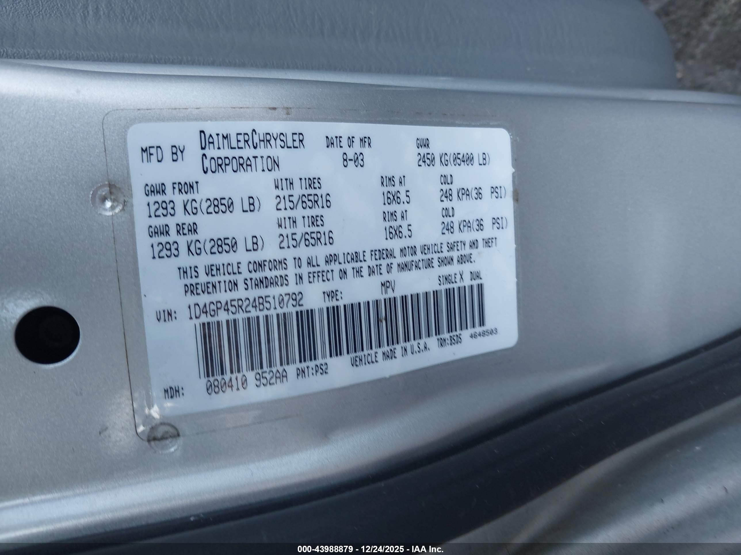 DODGE CARAVAN image 9