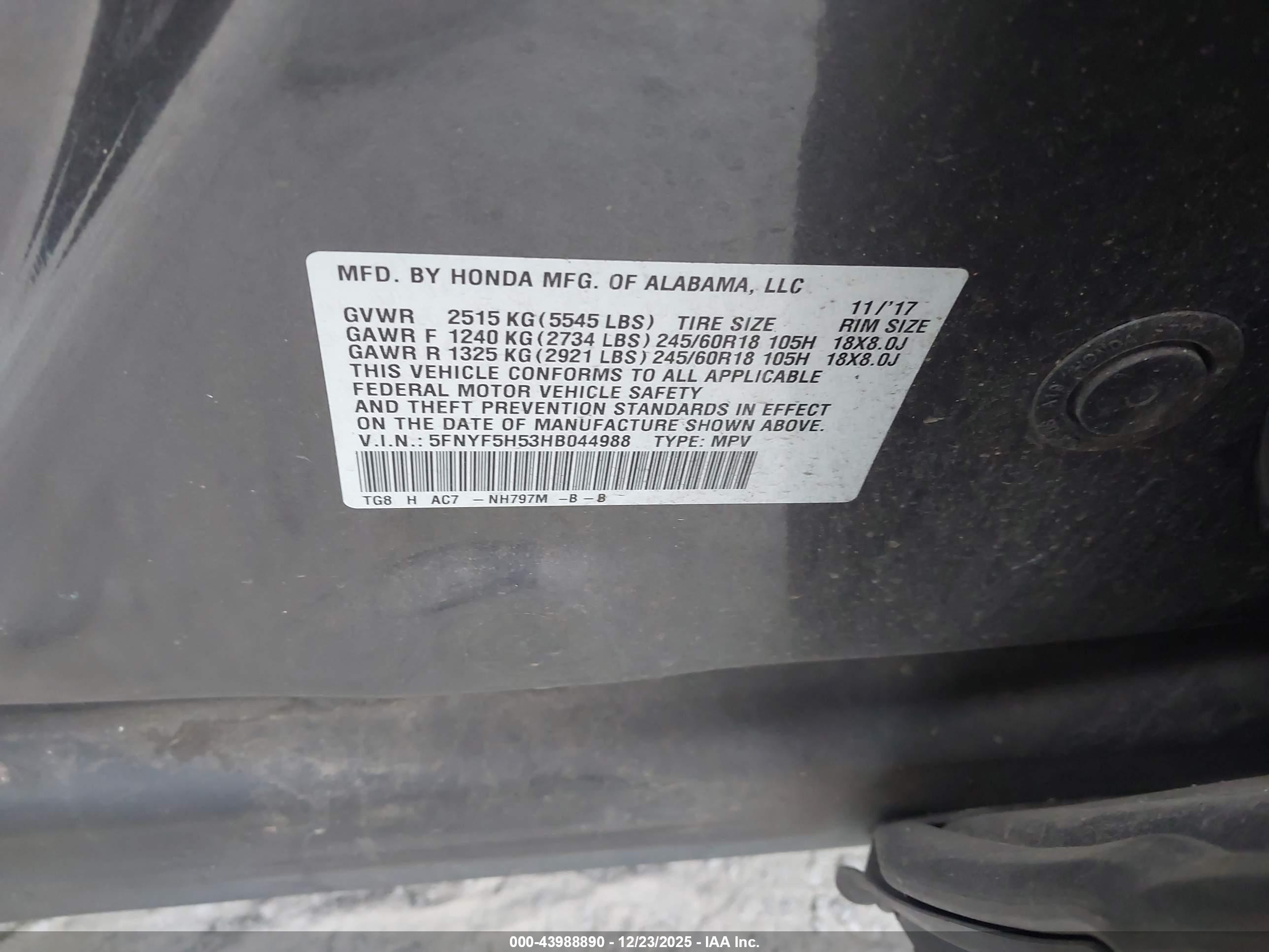 HONDA PILOT image 9
