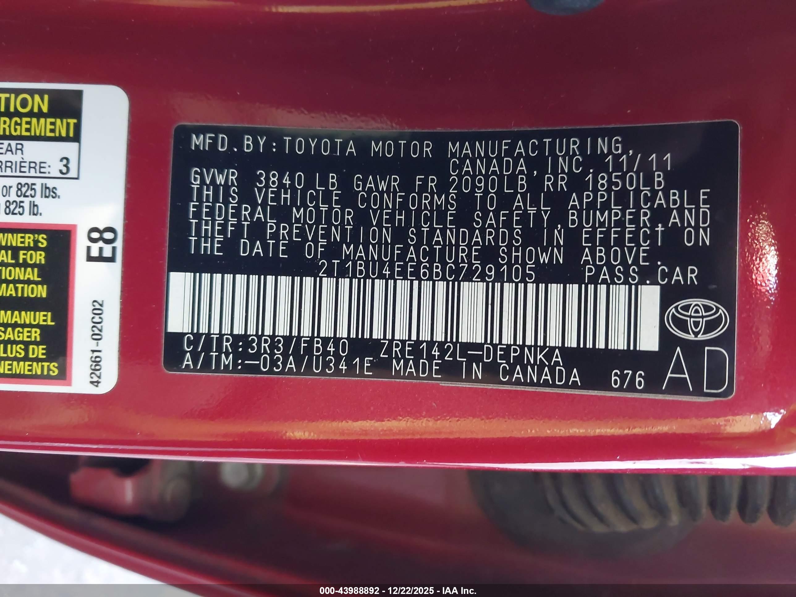 TOYOTA COROLLA image 9