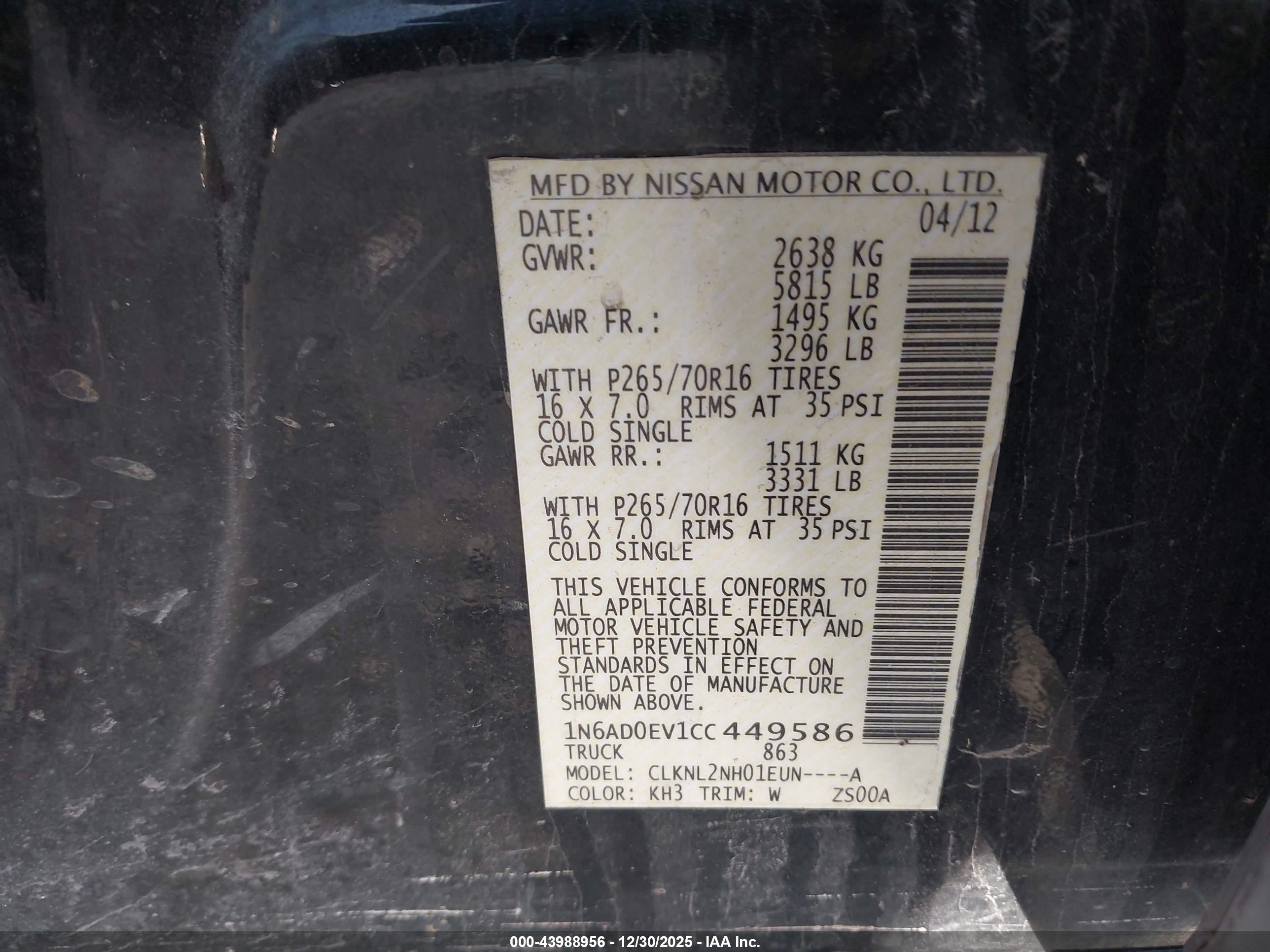 NISSAN FRONTIER image 9