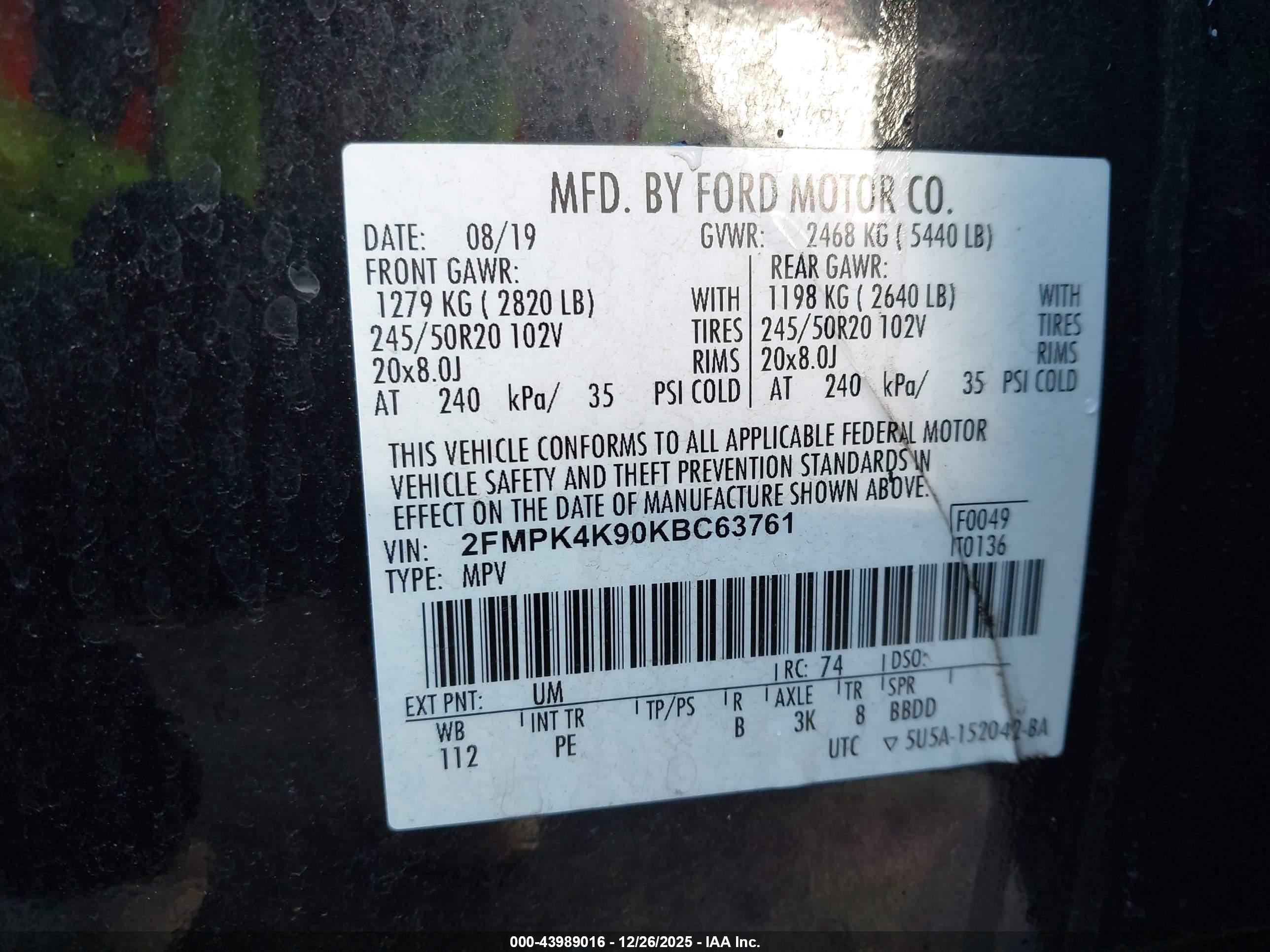 FORD EDGE image 9