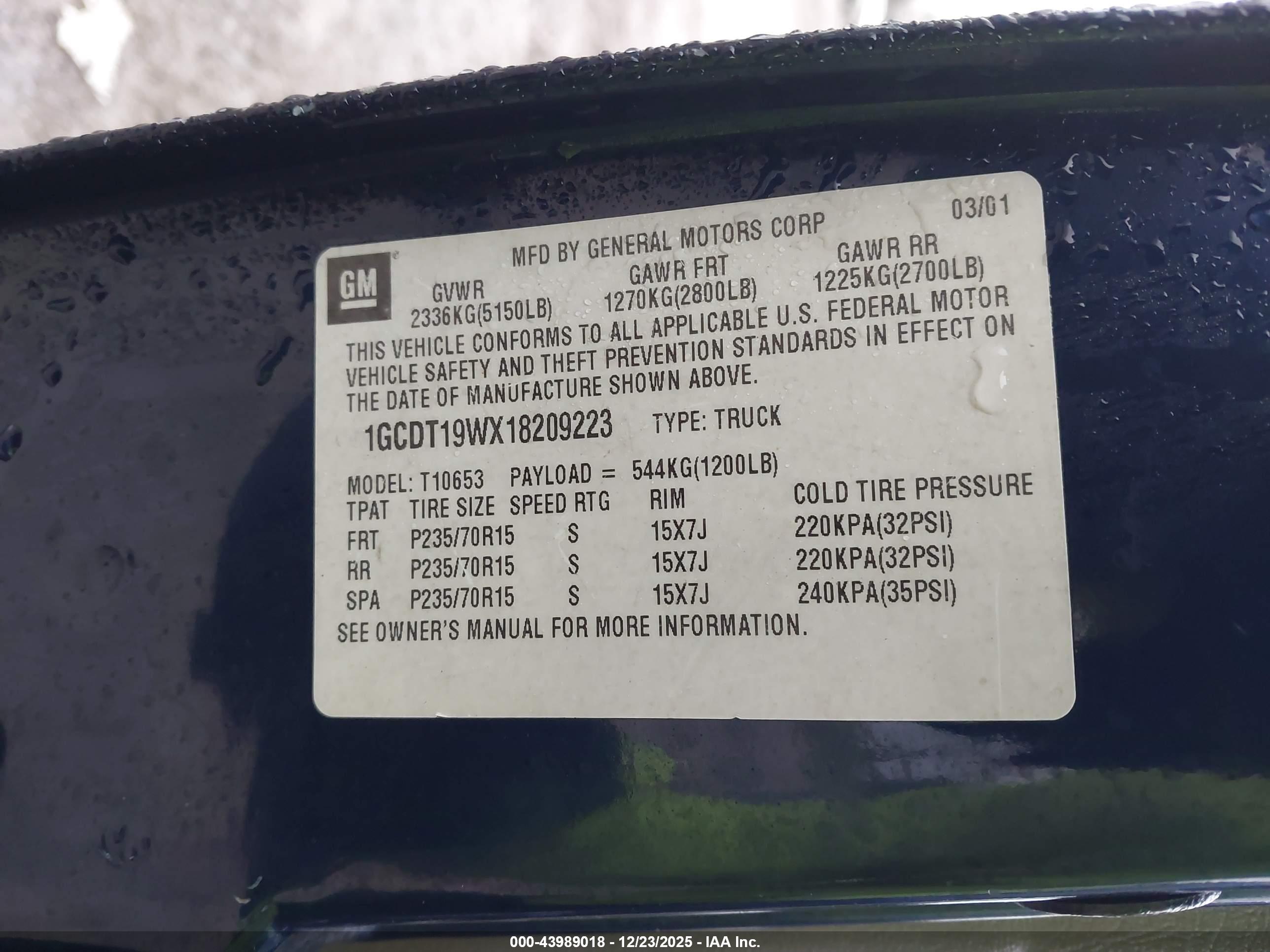 CHEVROLET S-10 image 9