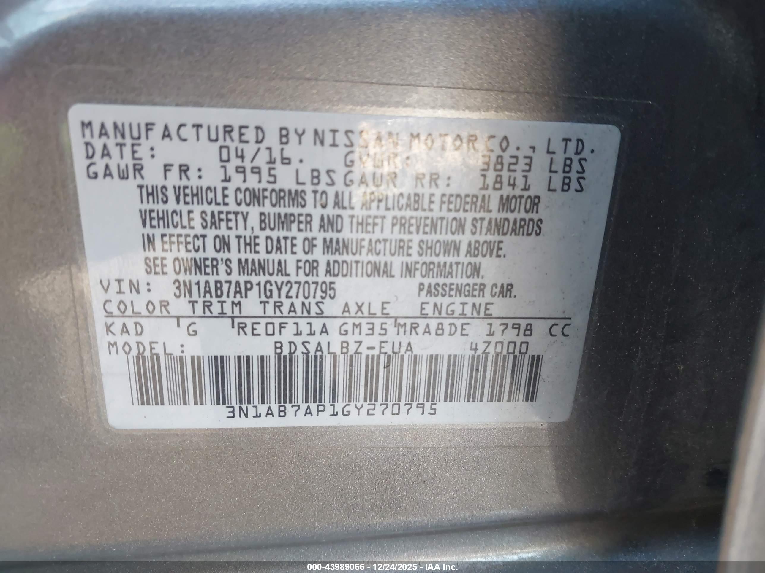 NISSAN SENTRA image 9
