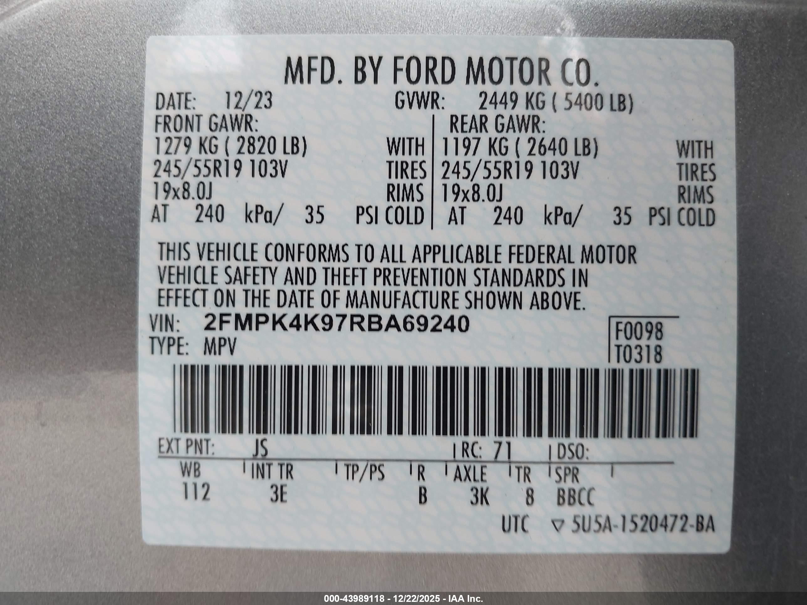 FORD EDGE image 9