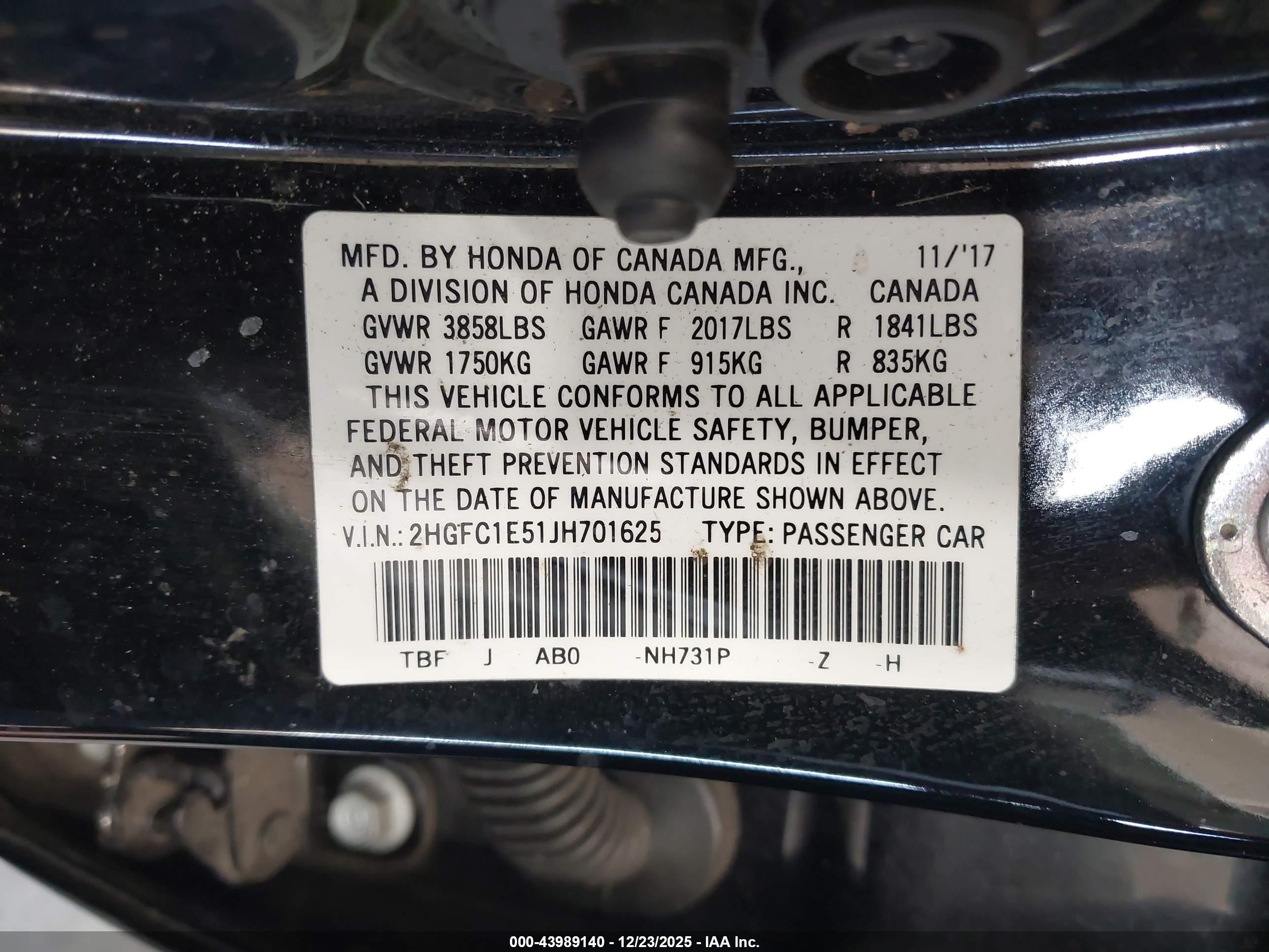 HONDA CIVIC image 9