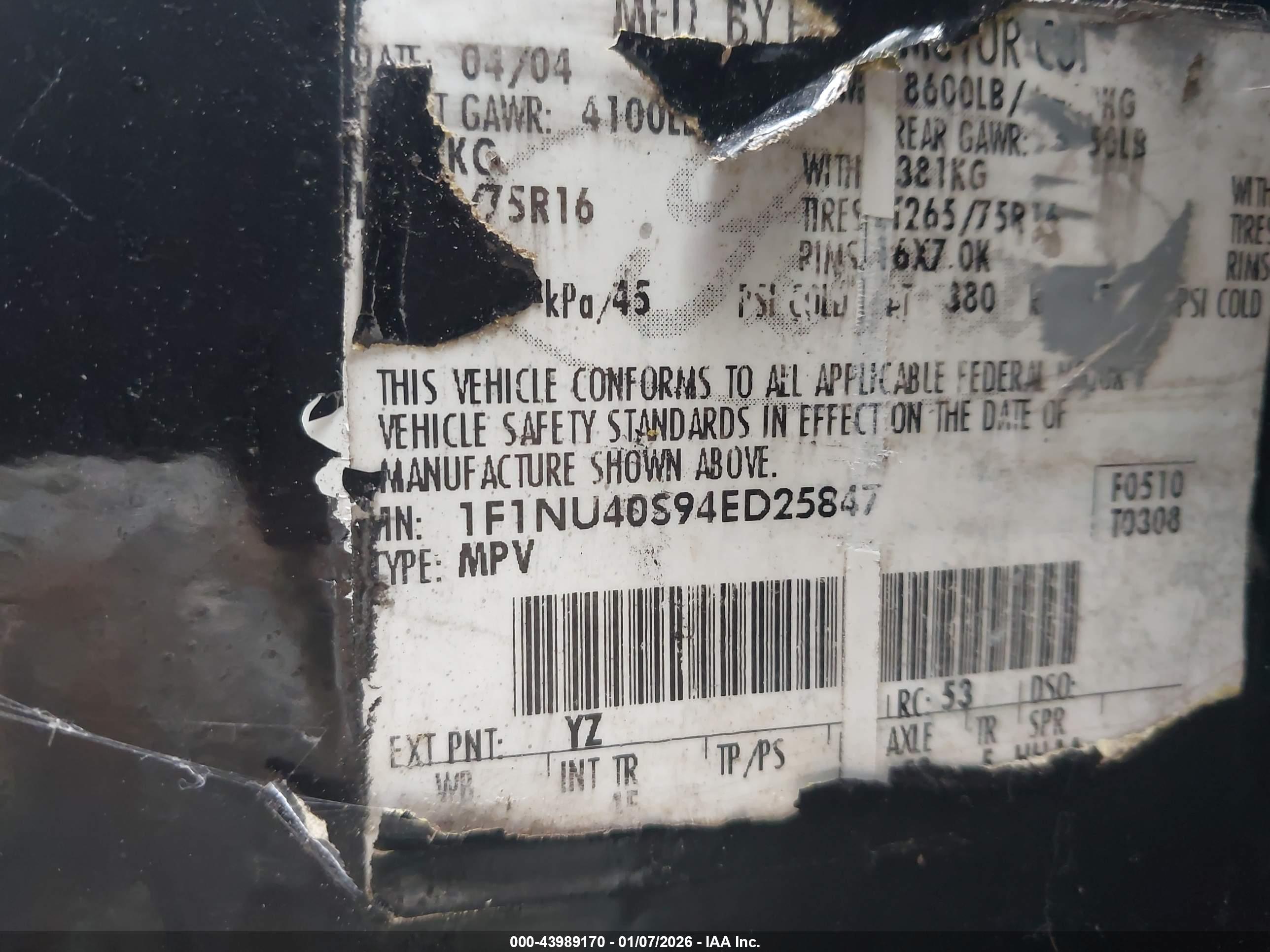 FORD EXCURSION image 9