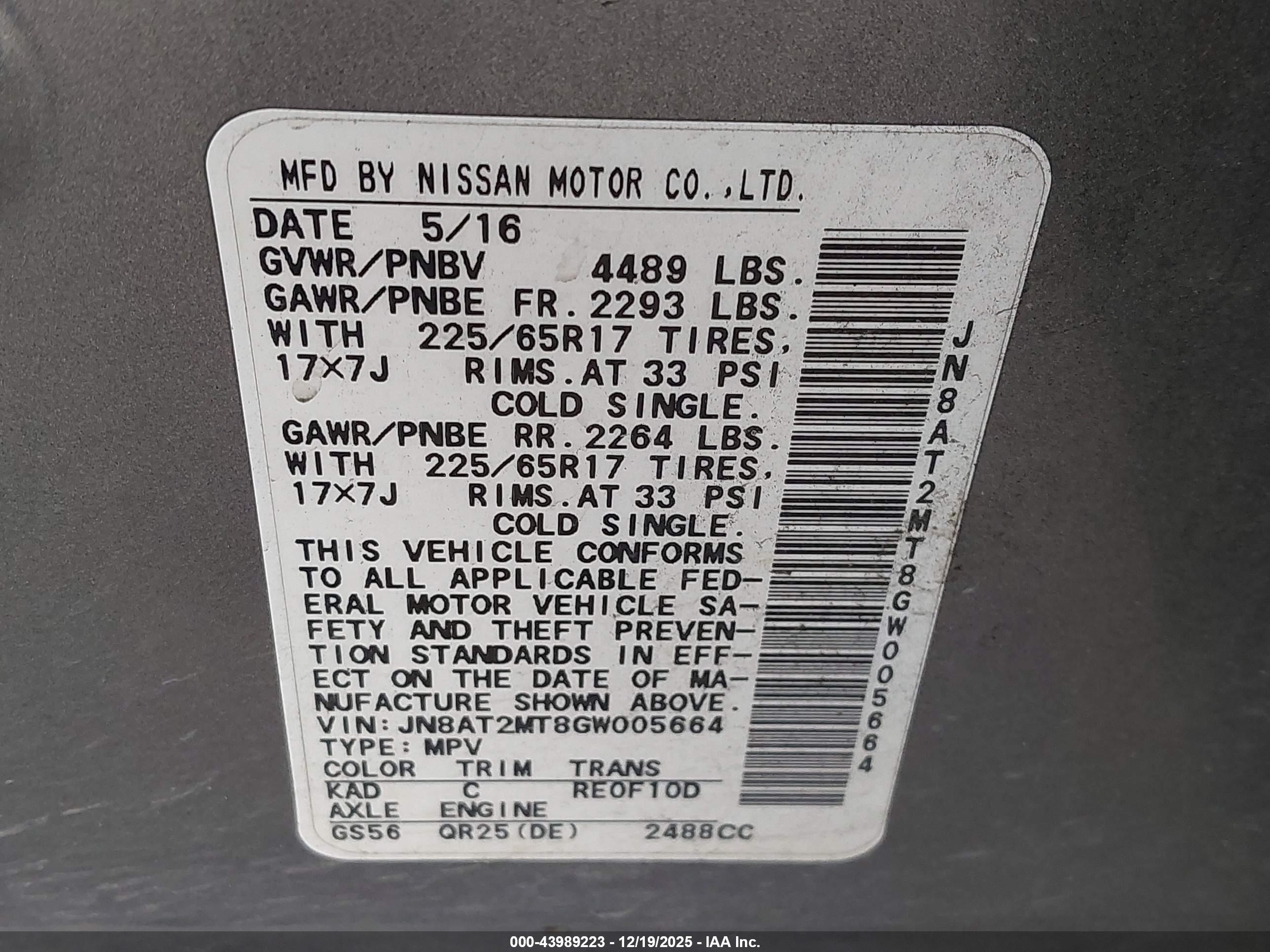 NISSAN ROGUE image 9