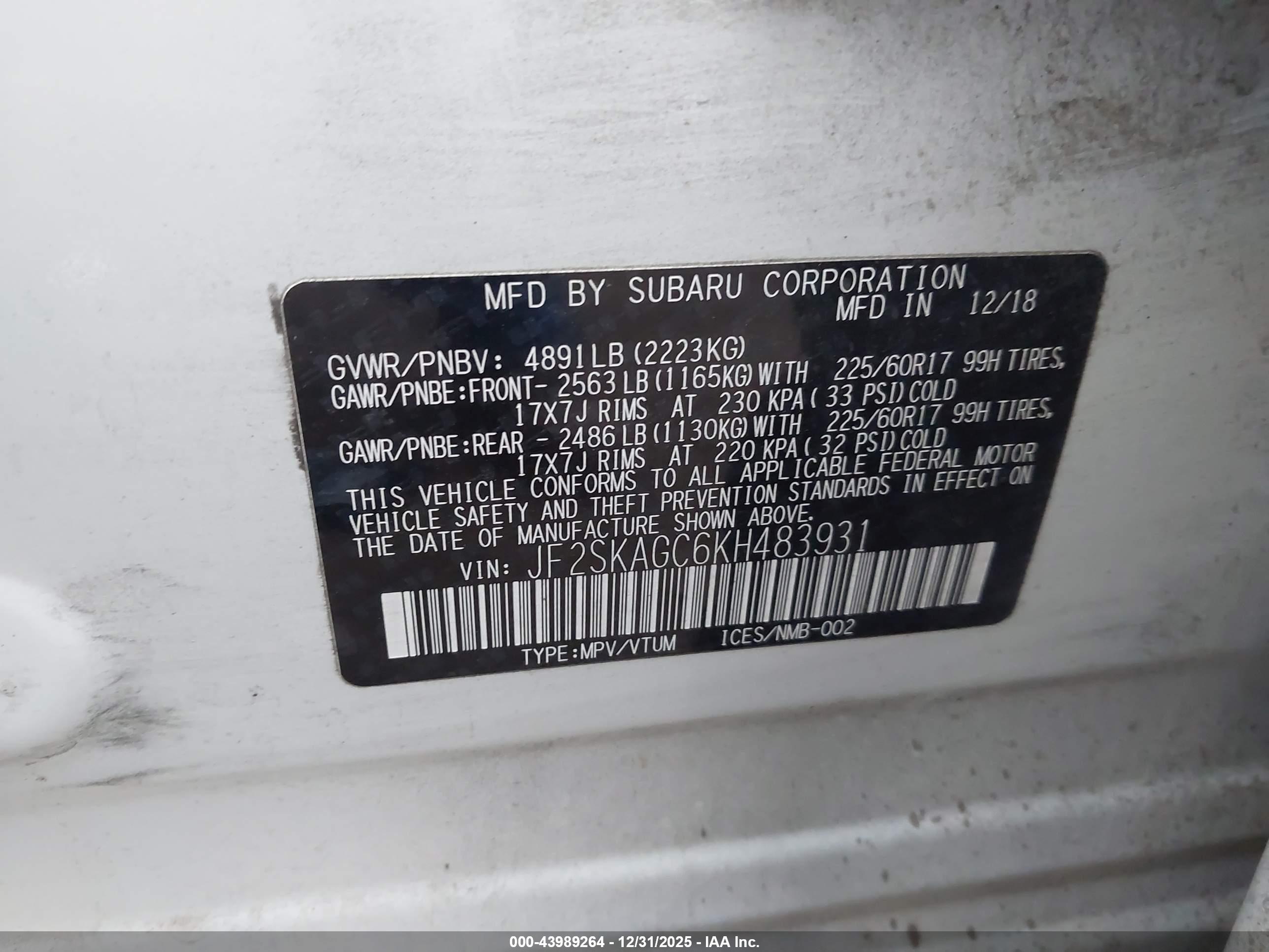 SUBARU FORESTER image 9