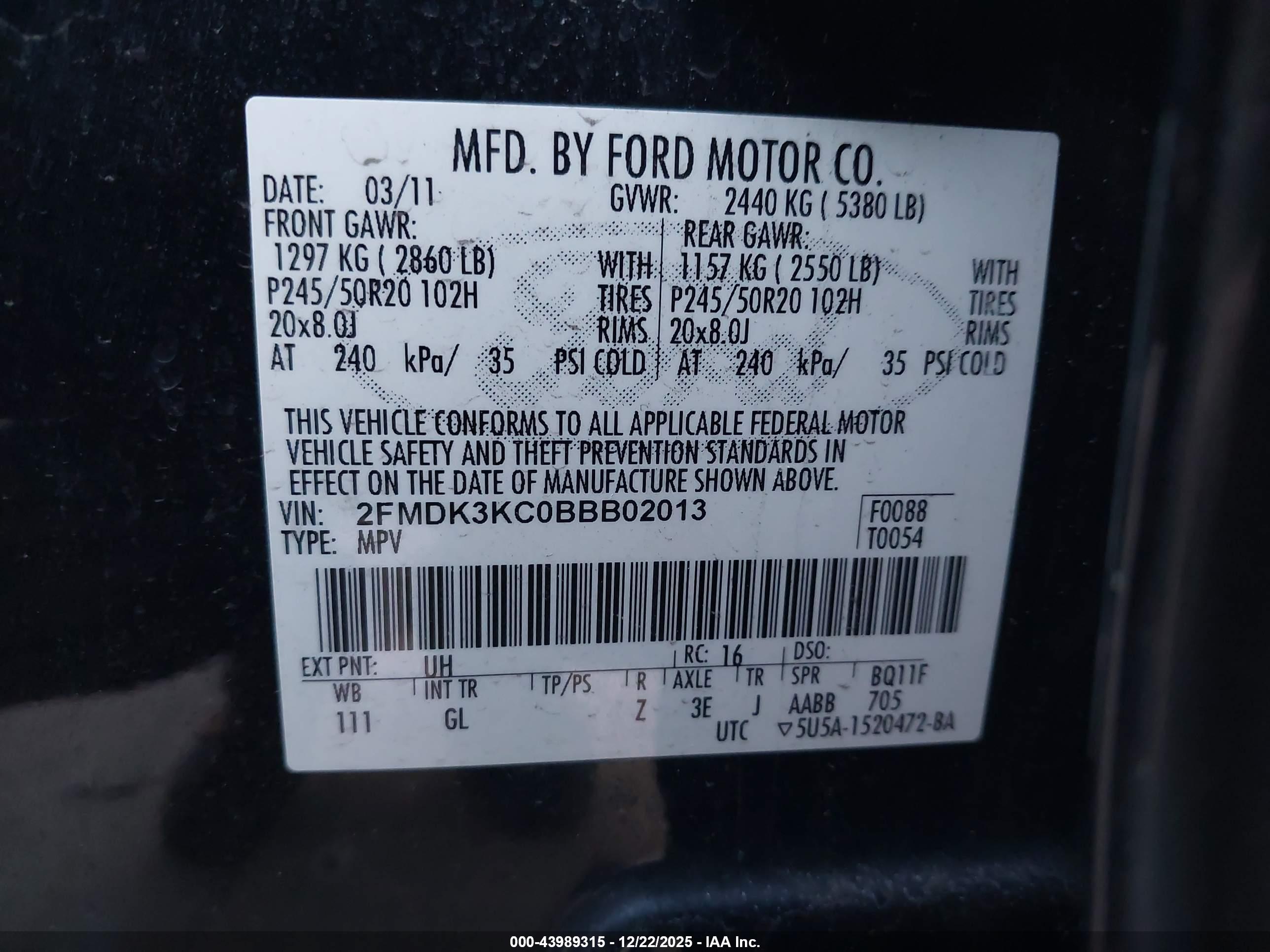 FORD EDGE image 9