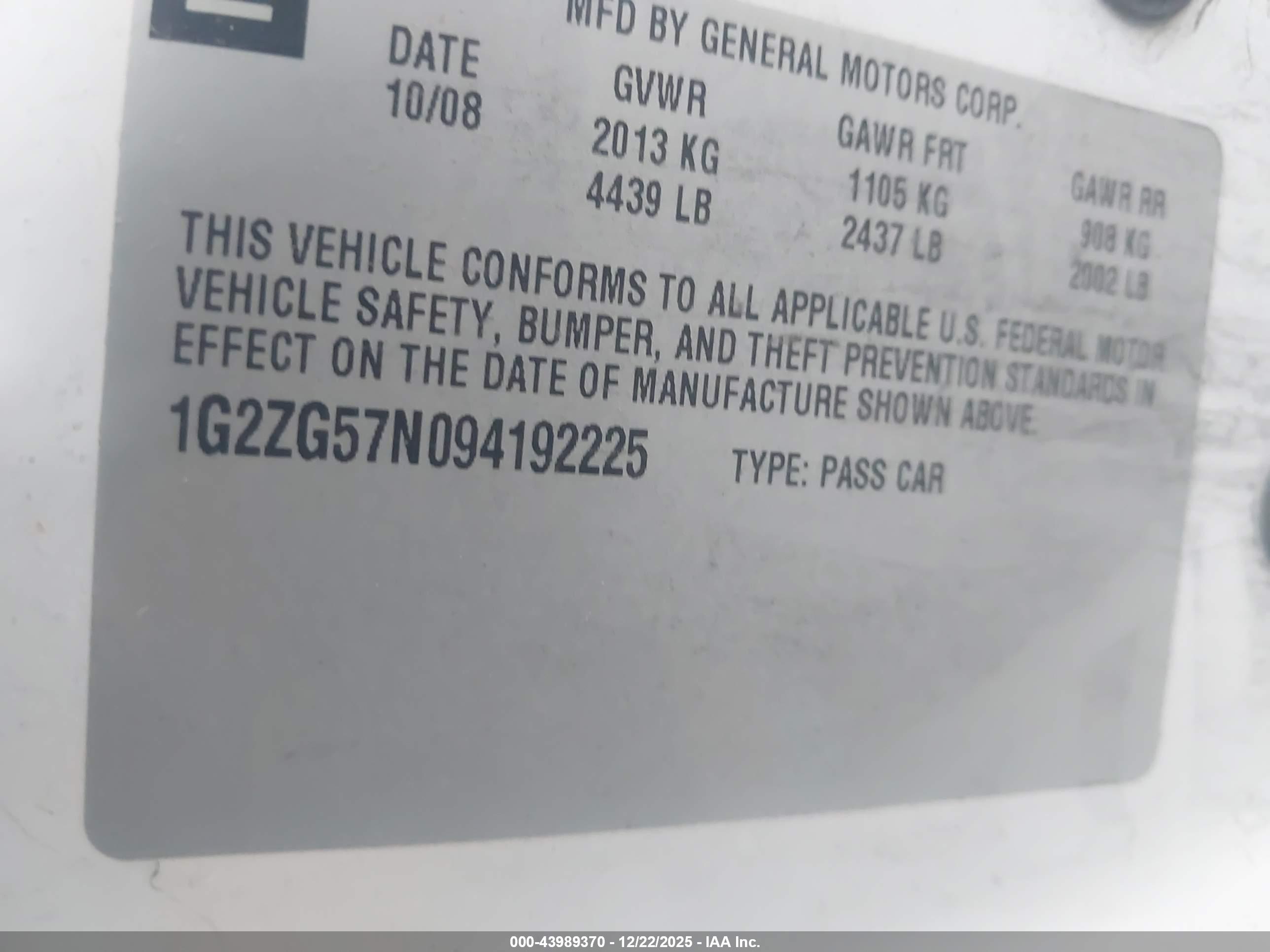 PONTIAC G6 image 9