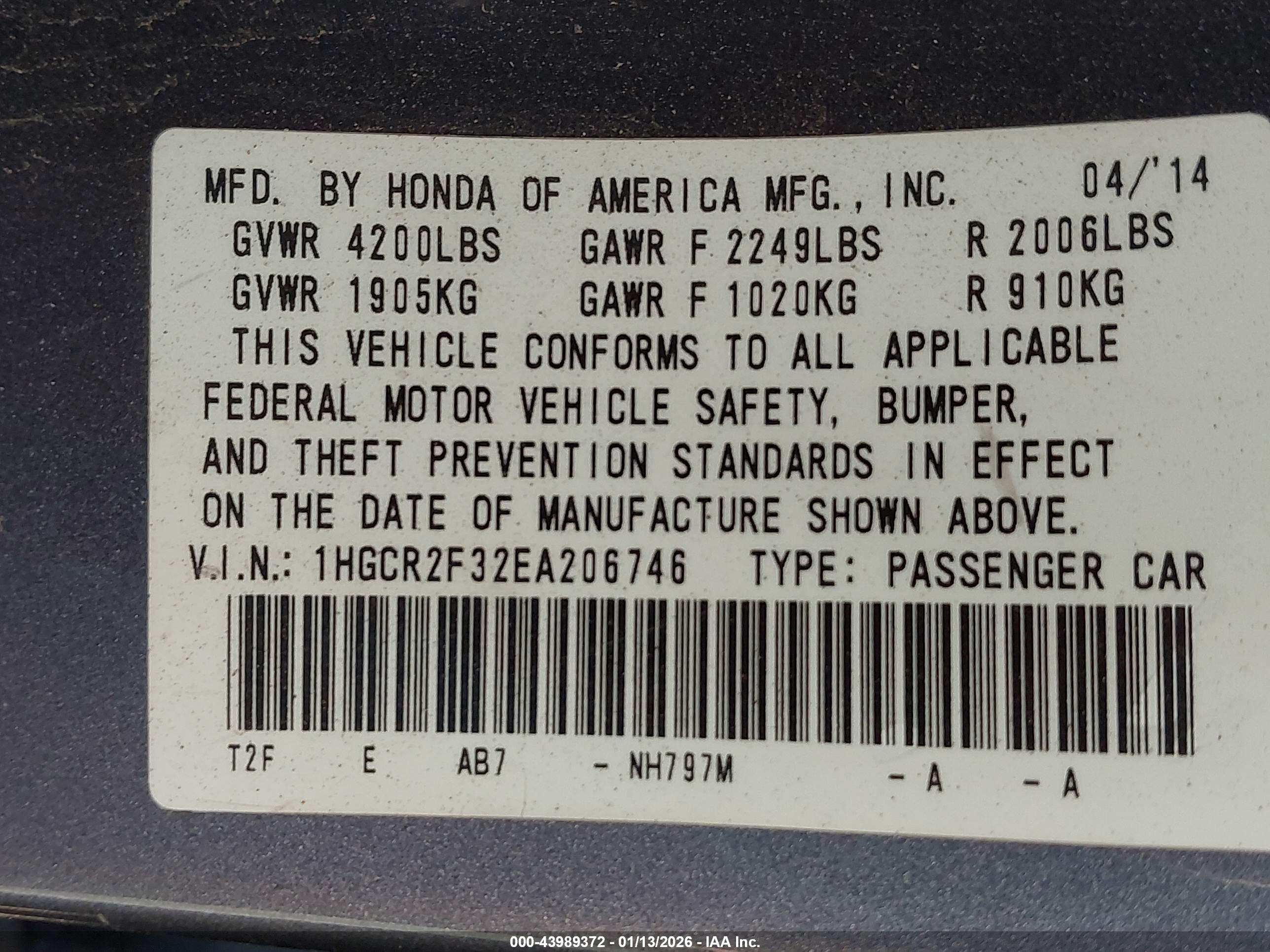 HONDA ACCORD image 9