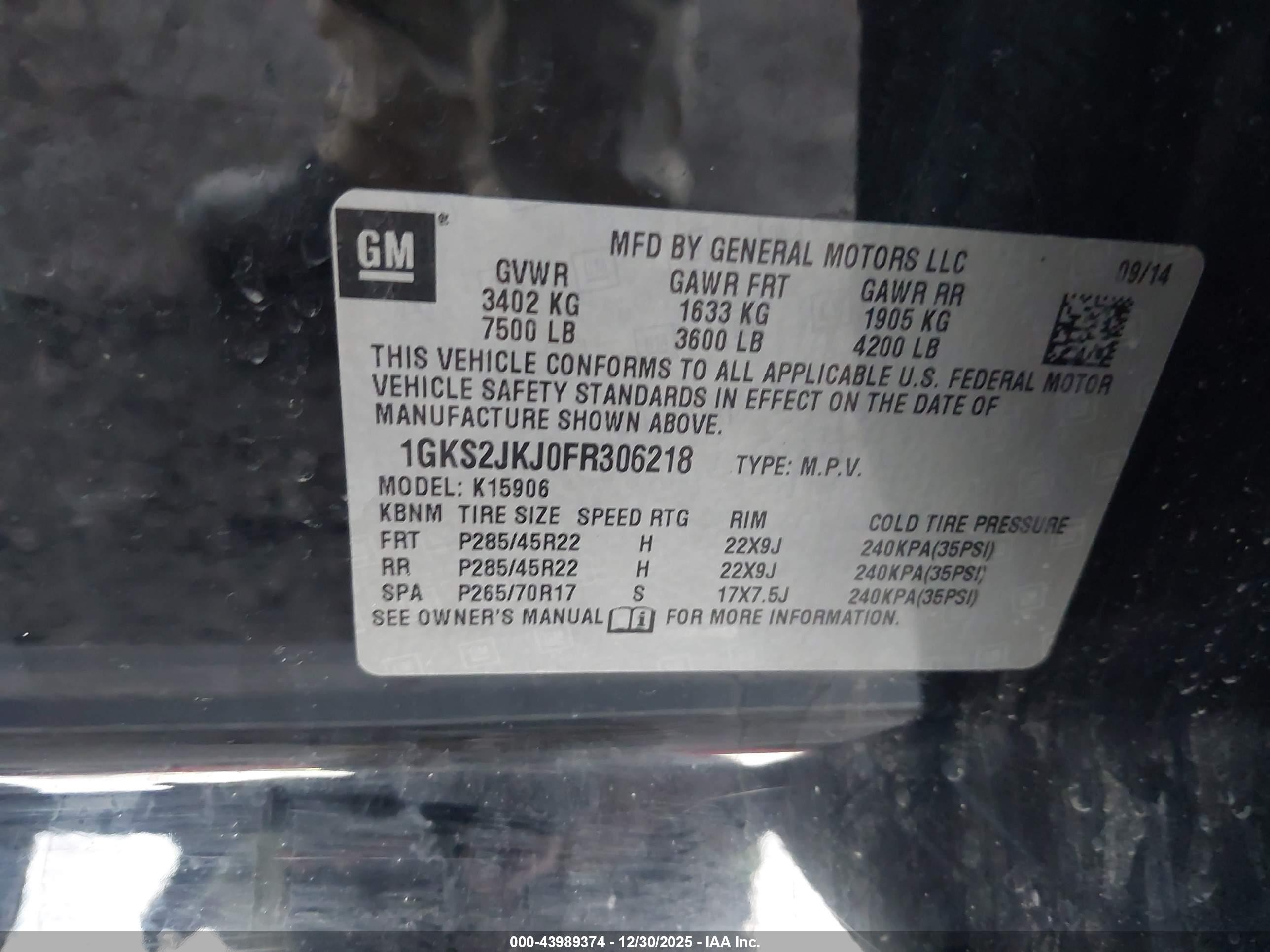 GMC YUKON image 9