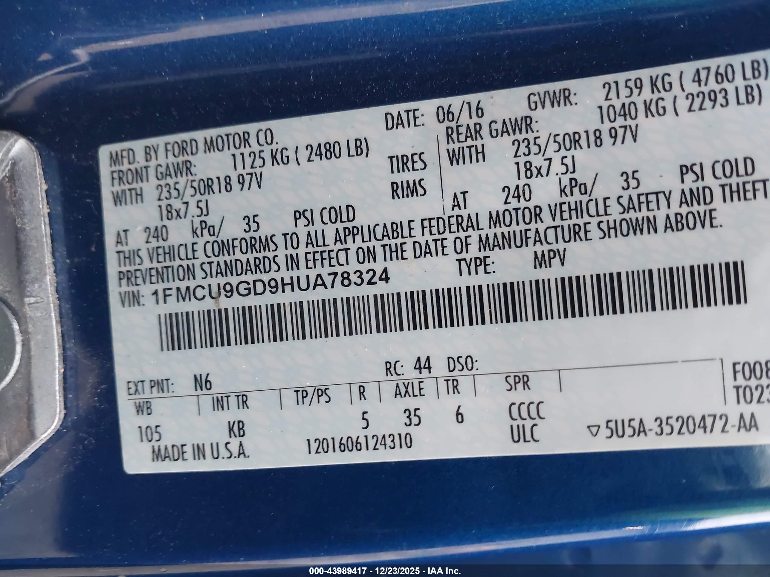 FORD ESCAPE image 9