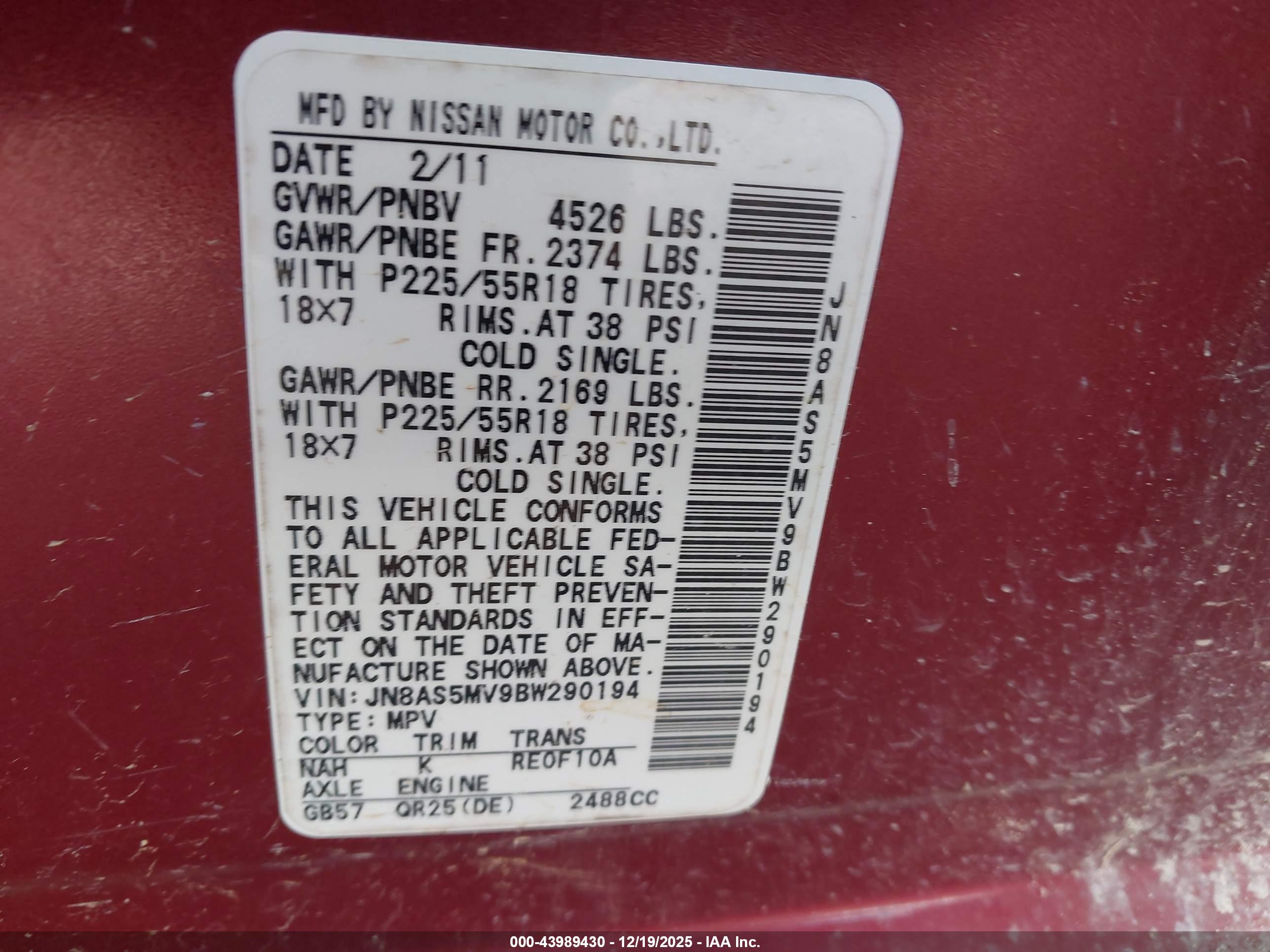 NISSAN ROGUE image 9