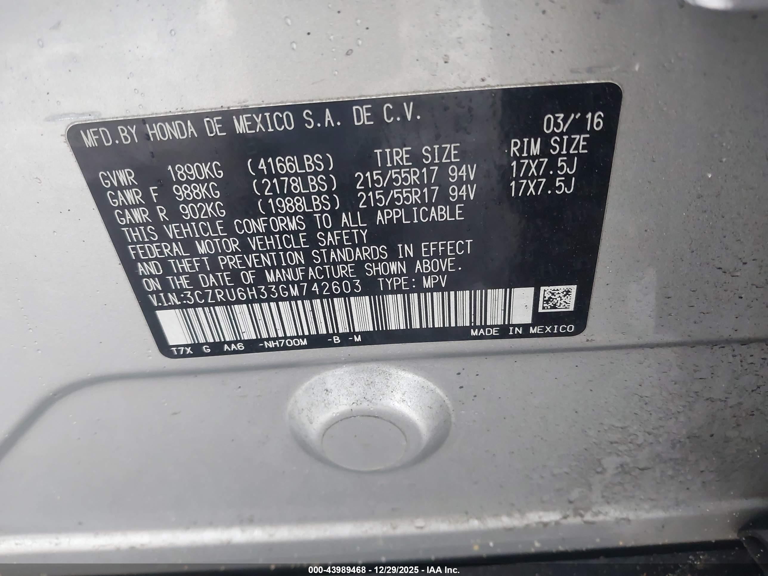 HONDA HR-V image 9