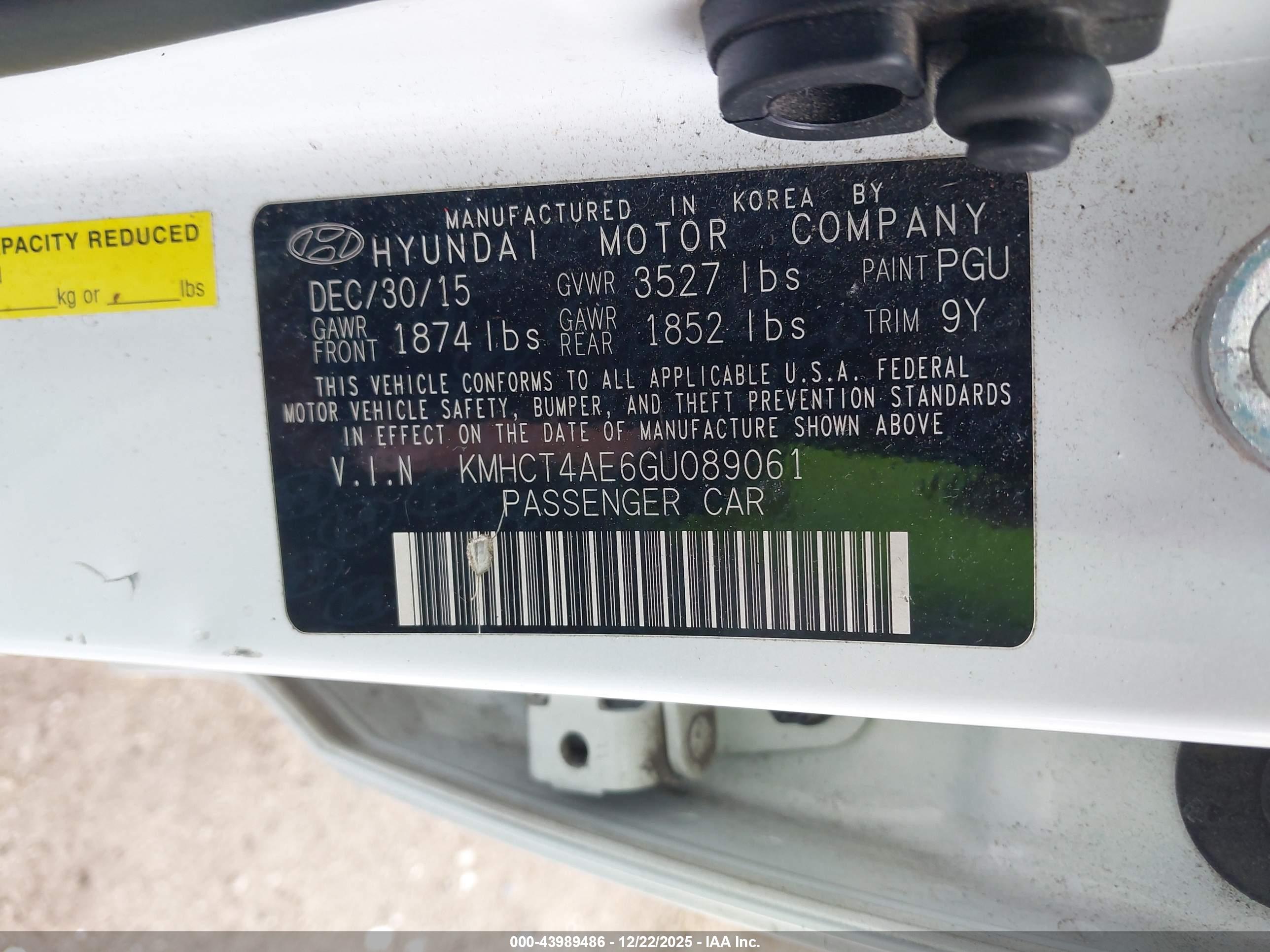 HYUNDAI ACCENT image 9