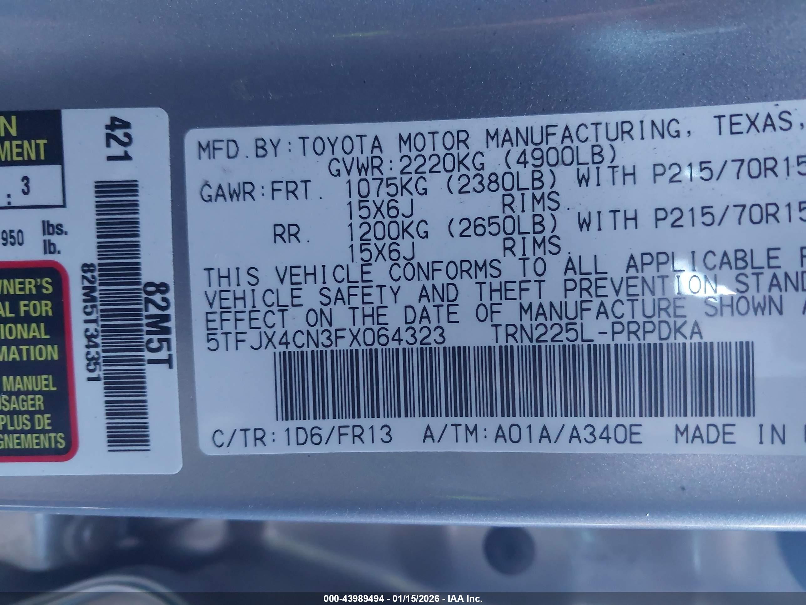 TOYOTA TACOMA image 9