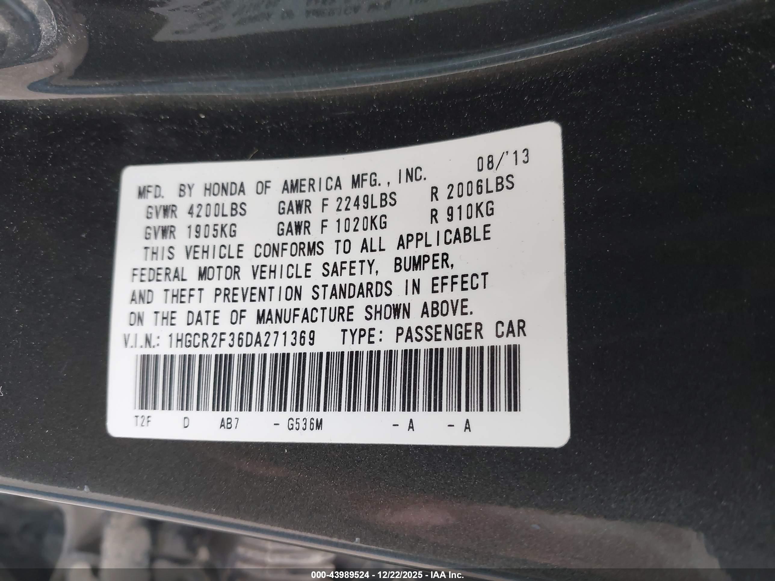 HONDA ACCORD image 9