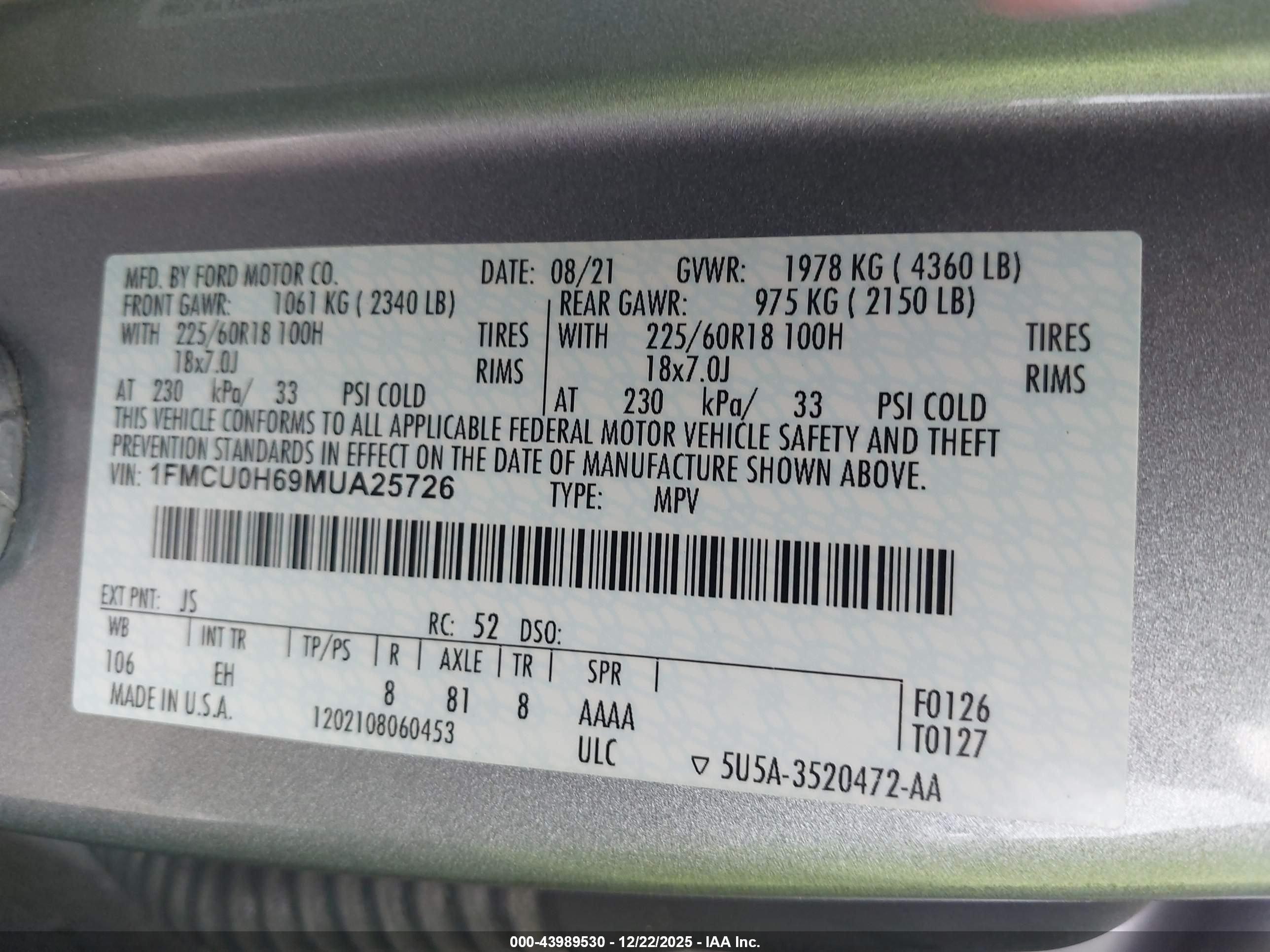 FORD ESCAPE image 9