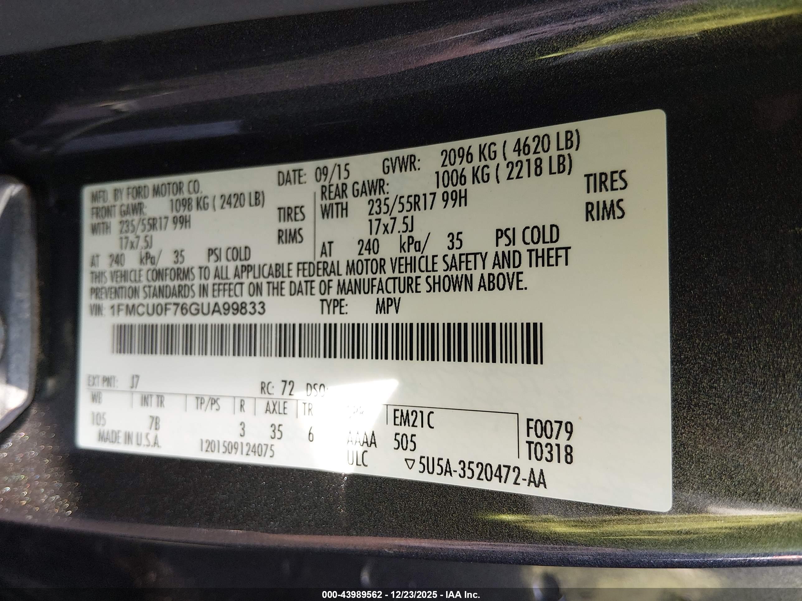 FORD ESCAPE image 9