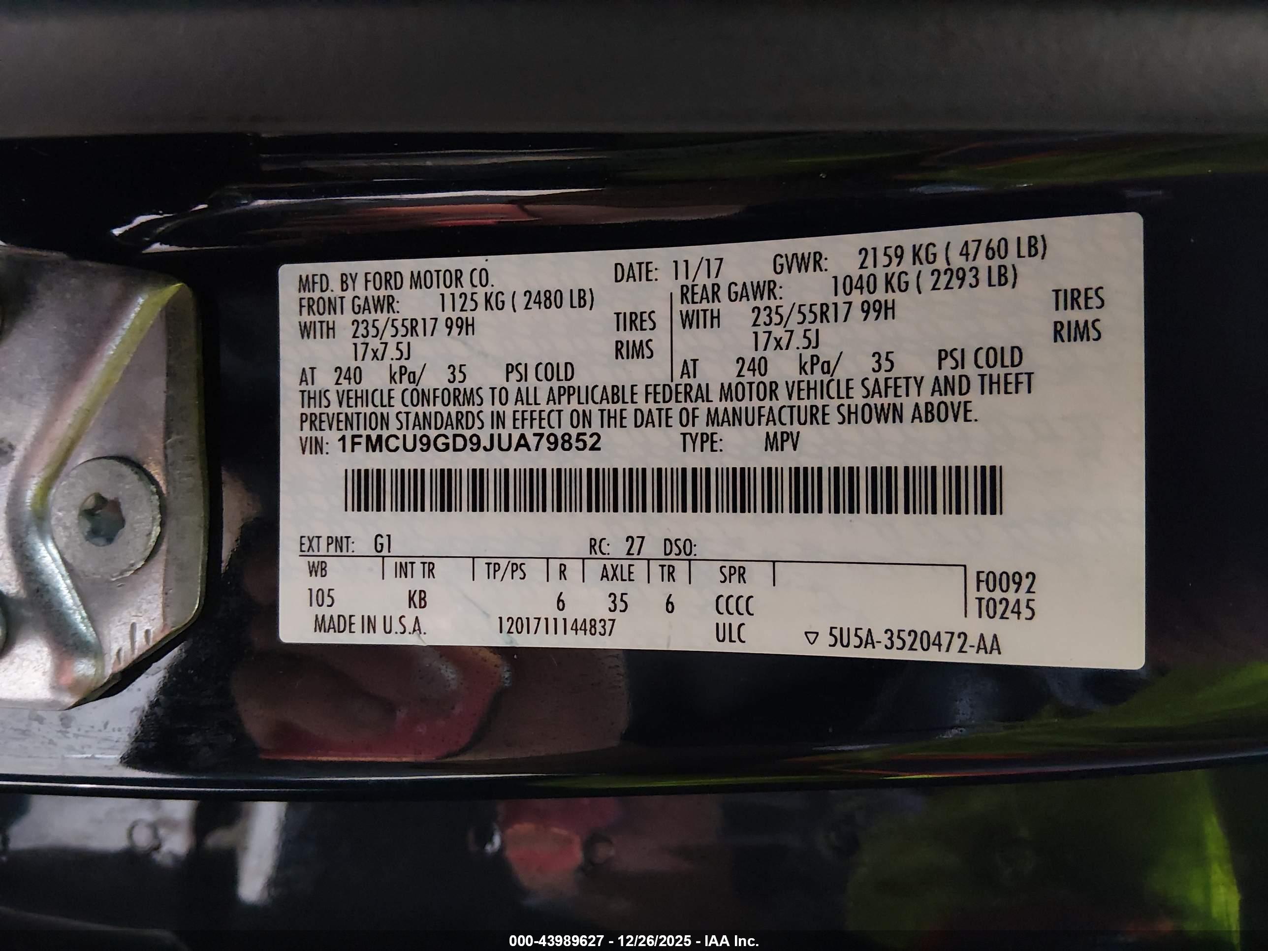 FORD ESCAPE image 9