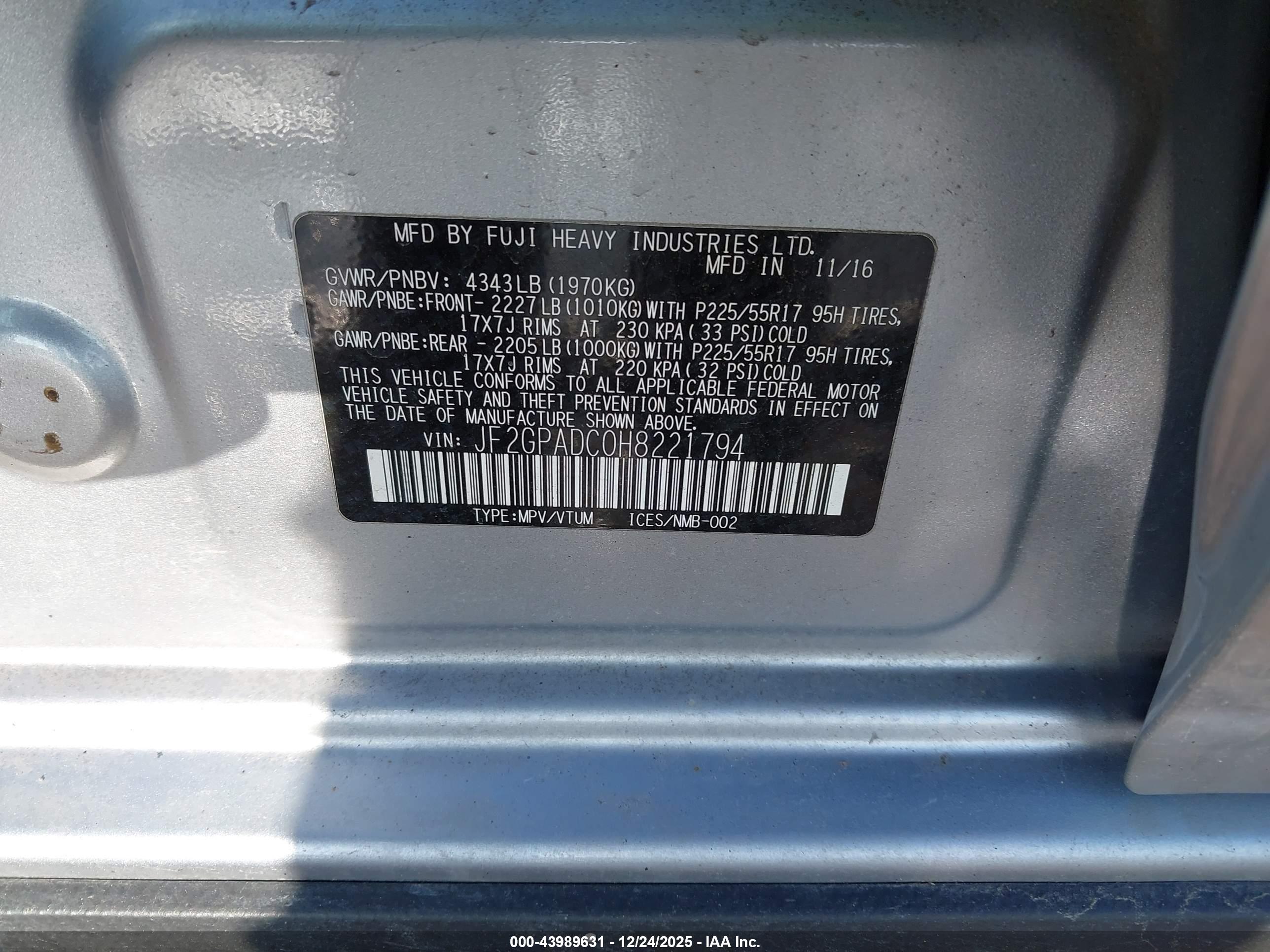 SUBARU CROSSTREK image 9