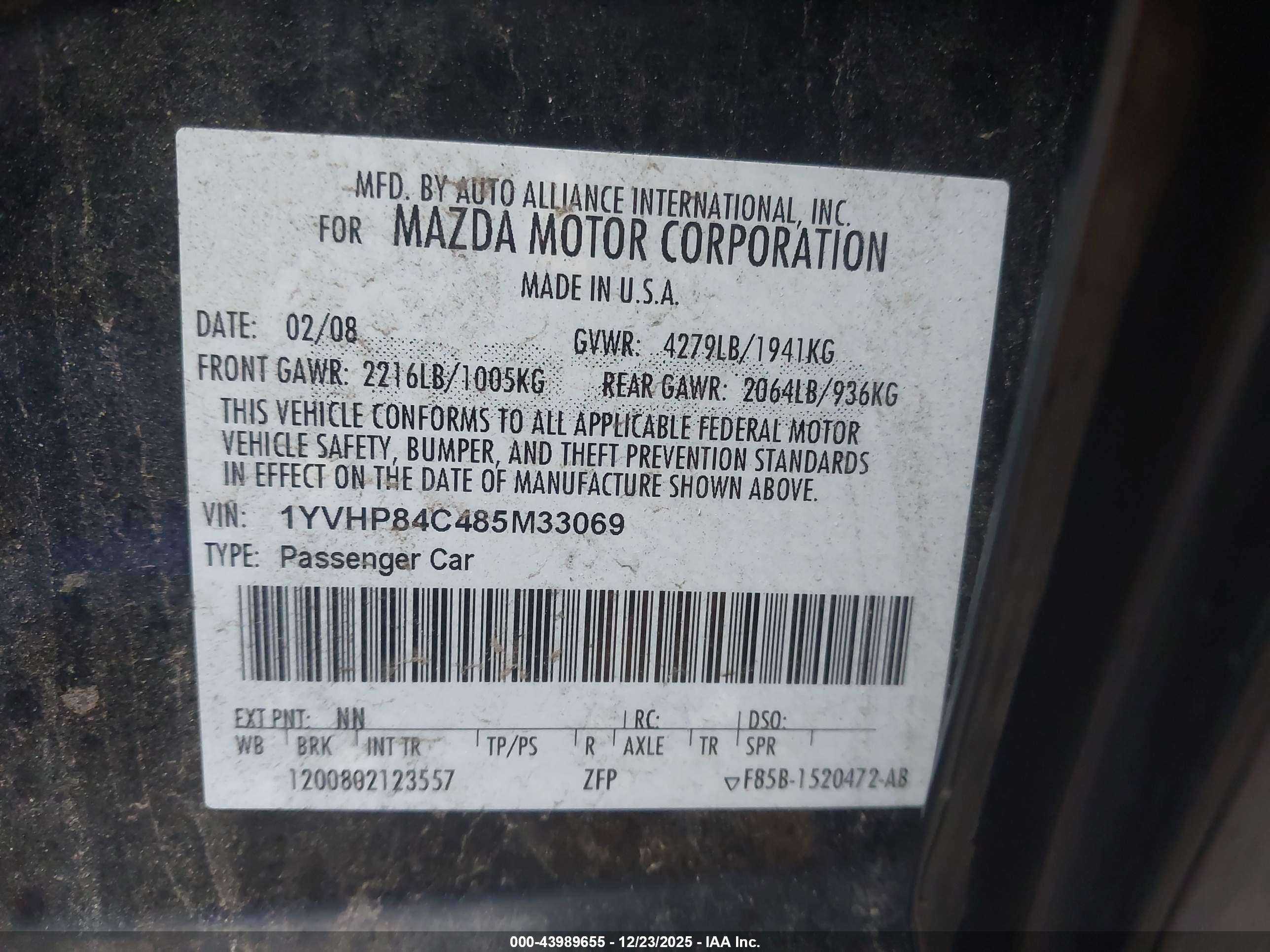 MAZDA MAZDA6 image 9