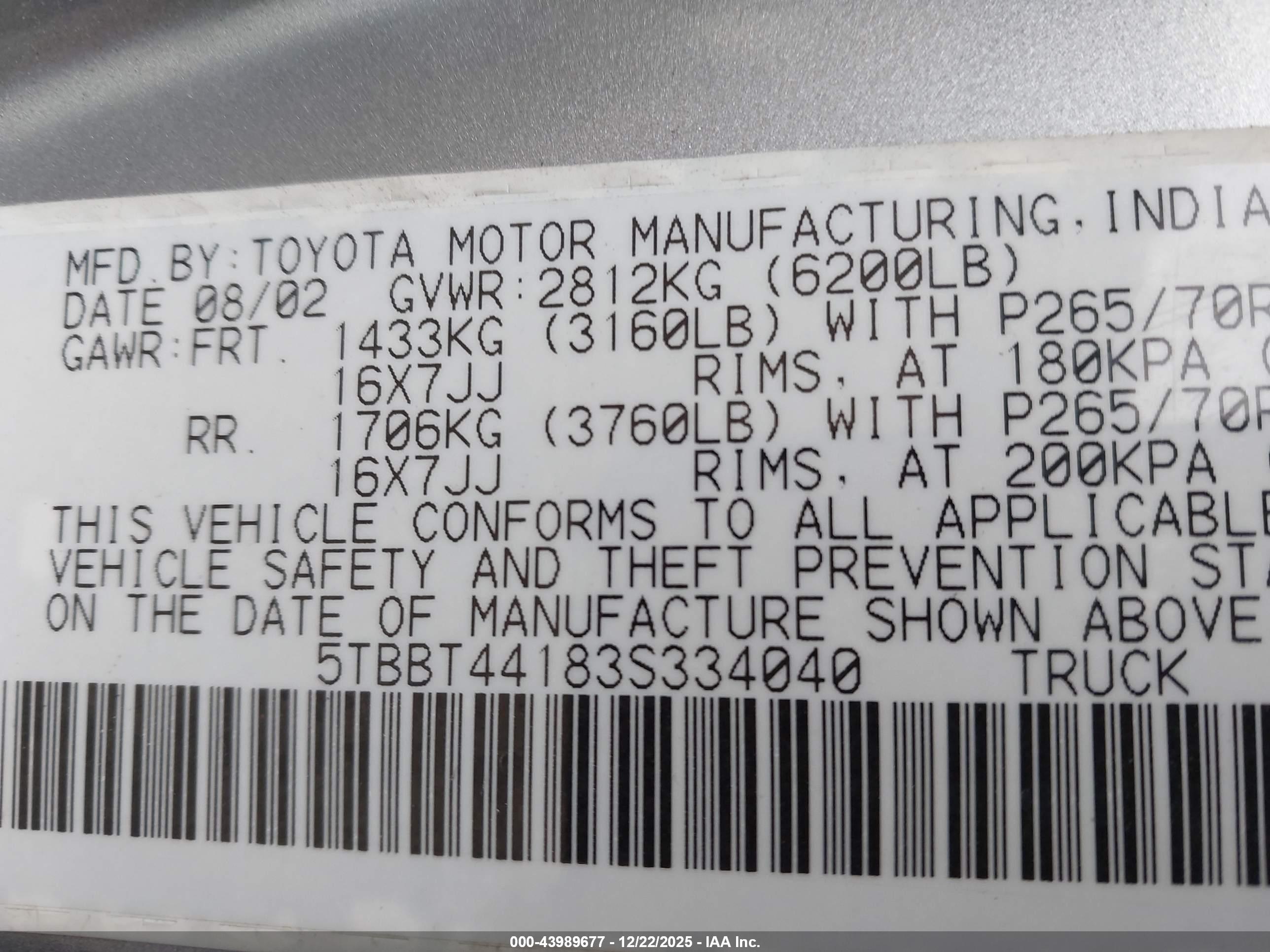 TOYOTA TUNDRA image 9