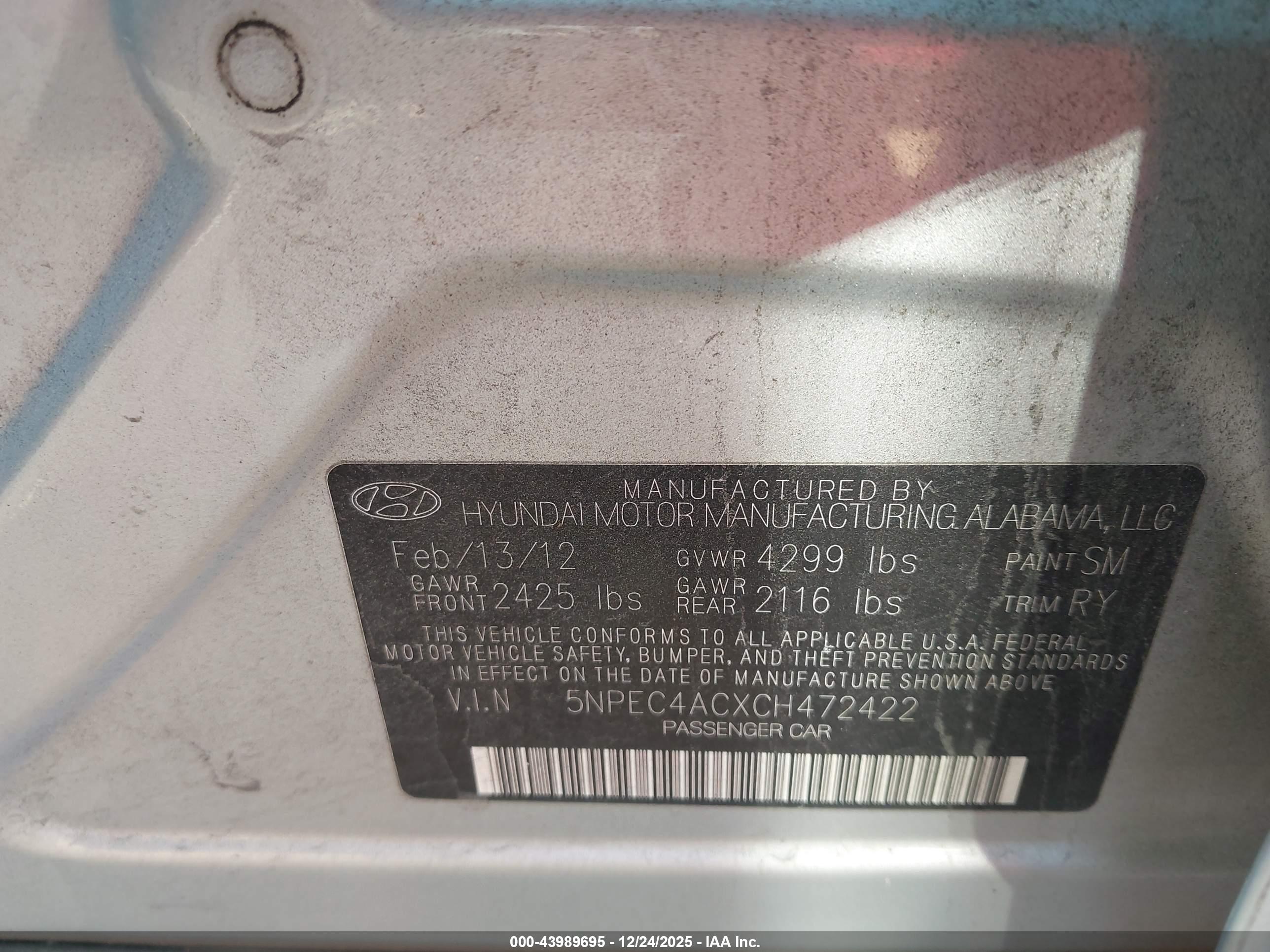HYUNDAI SONATA image 9