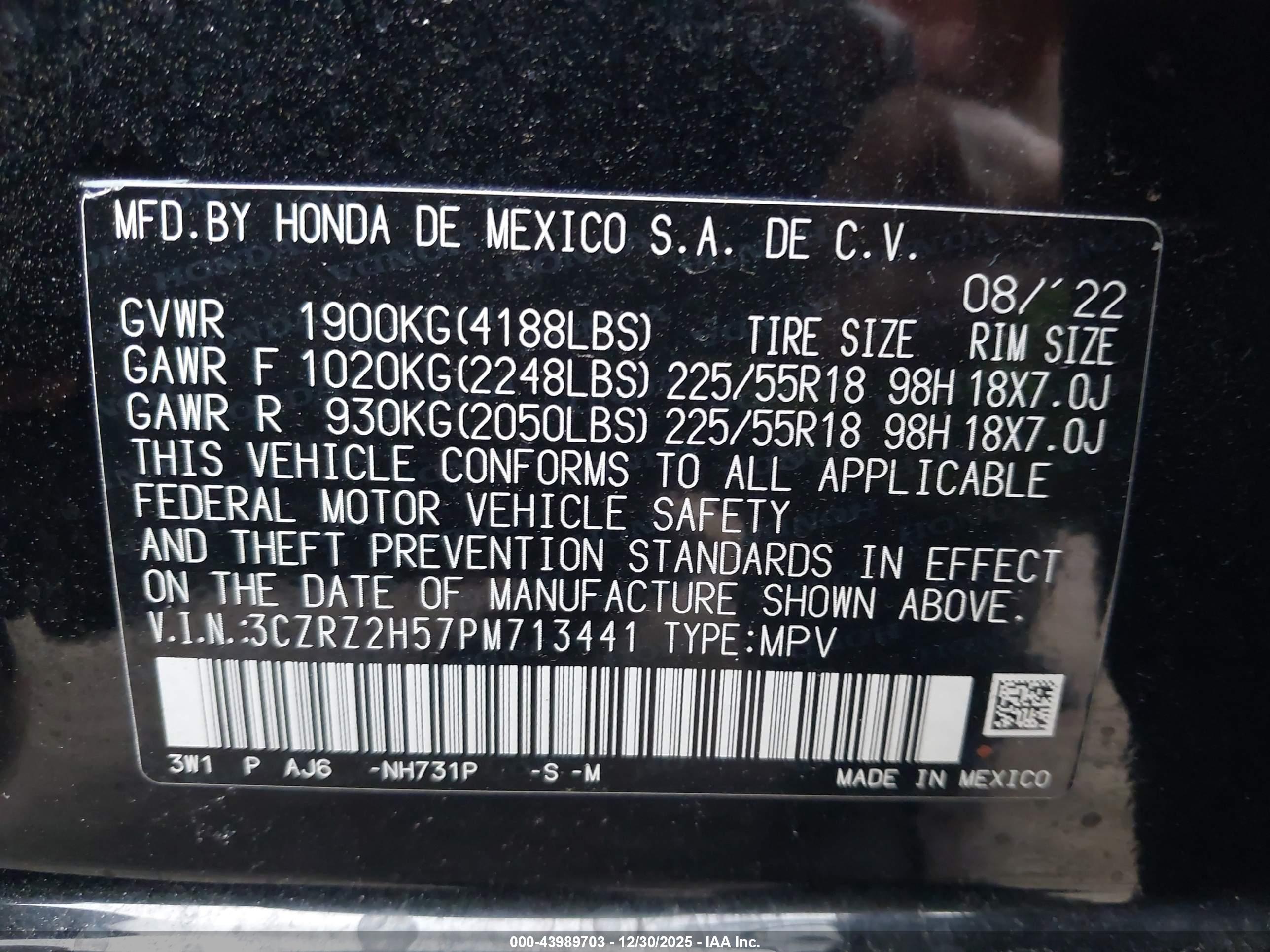 HONDA HR-V image 9