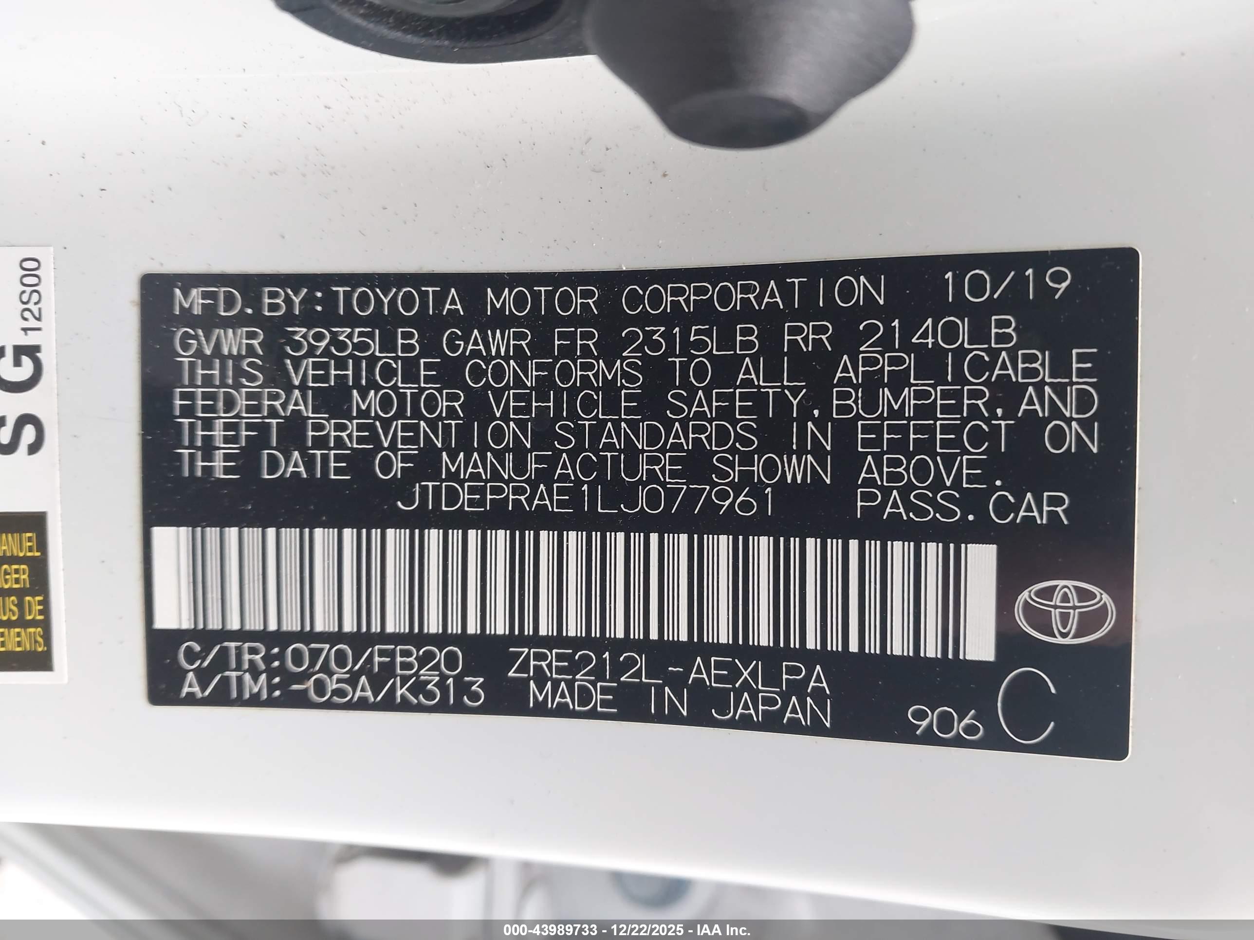 TOYOTA COROLLA image 9