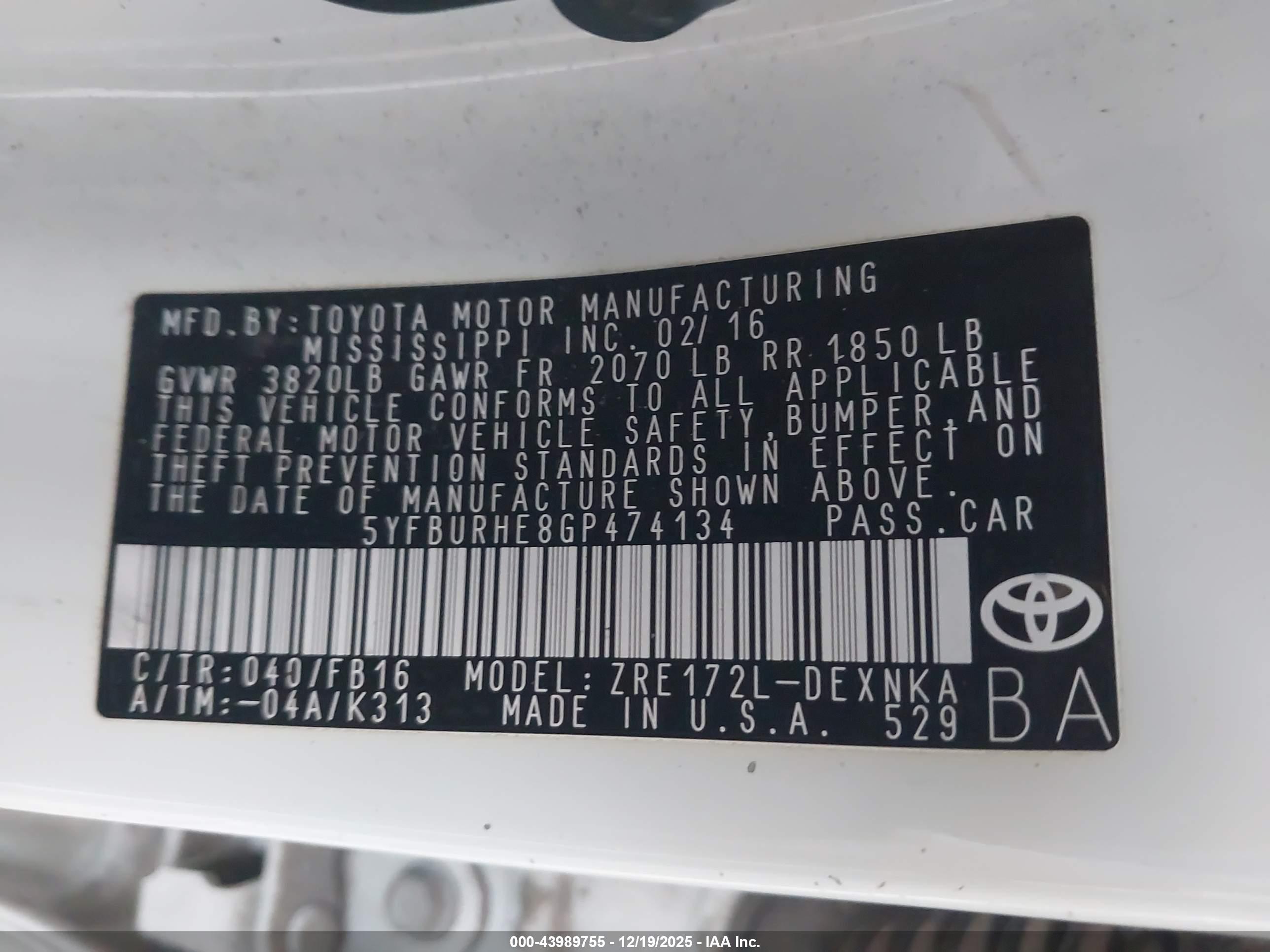 TOYOTA COROLLA image 9