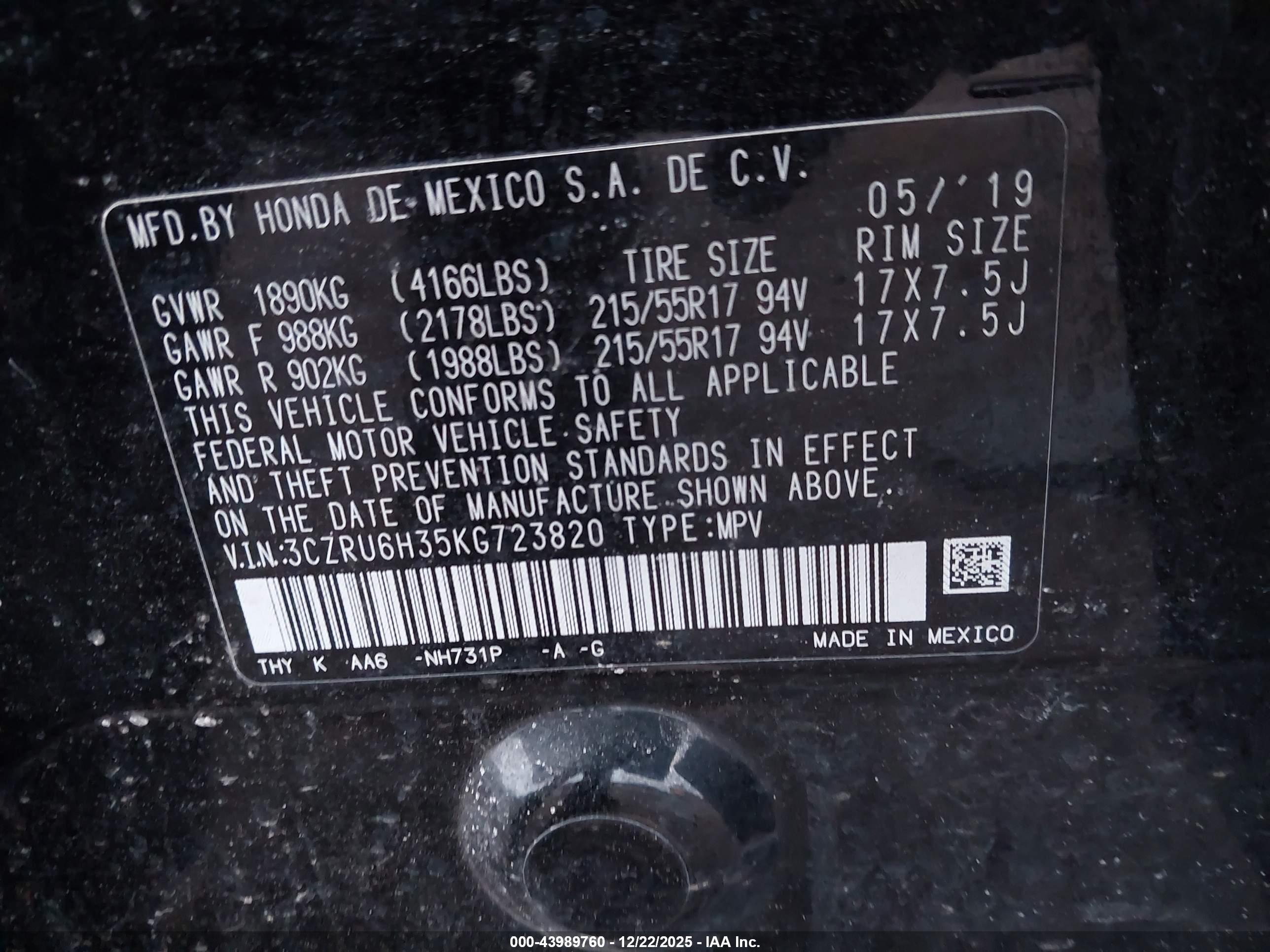 HONDA HR-V image 9