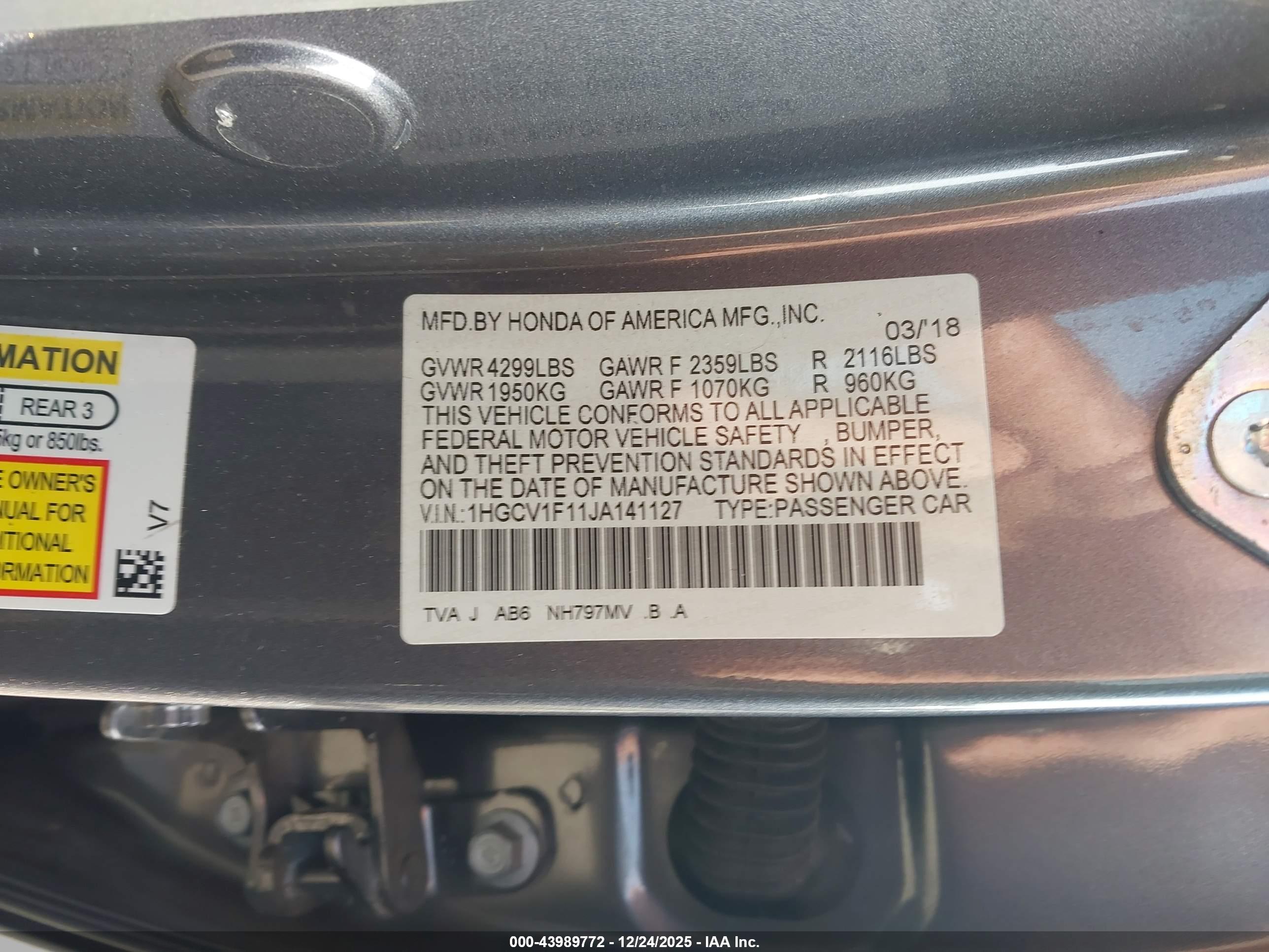 HONDA ACCORD image 9