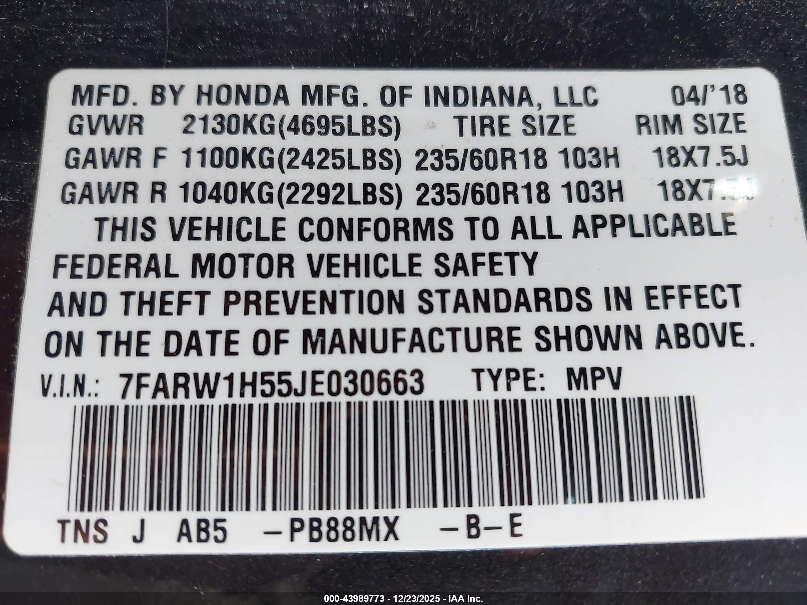 HONDA CR-V image 9