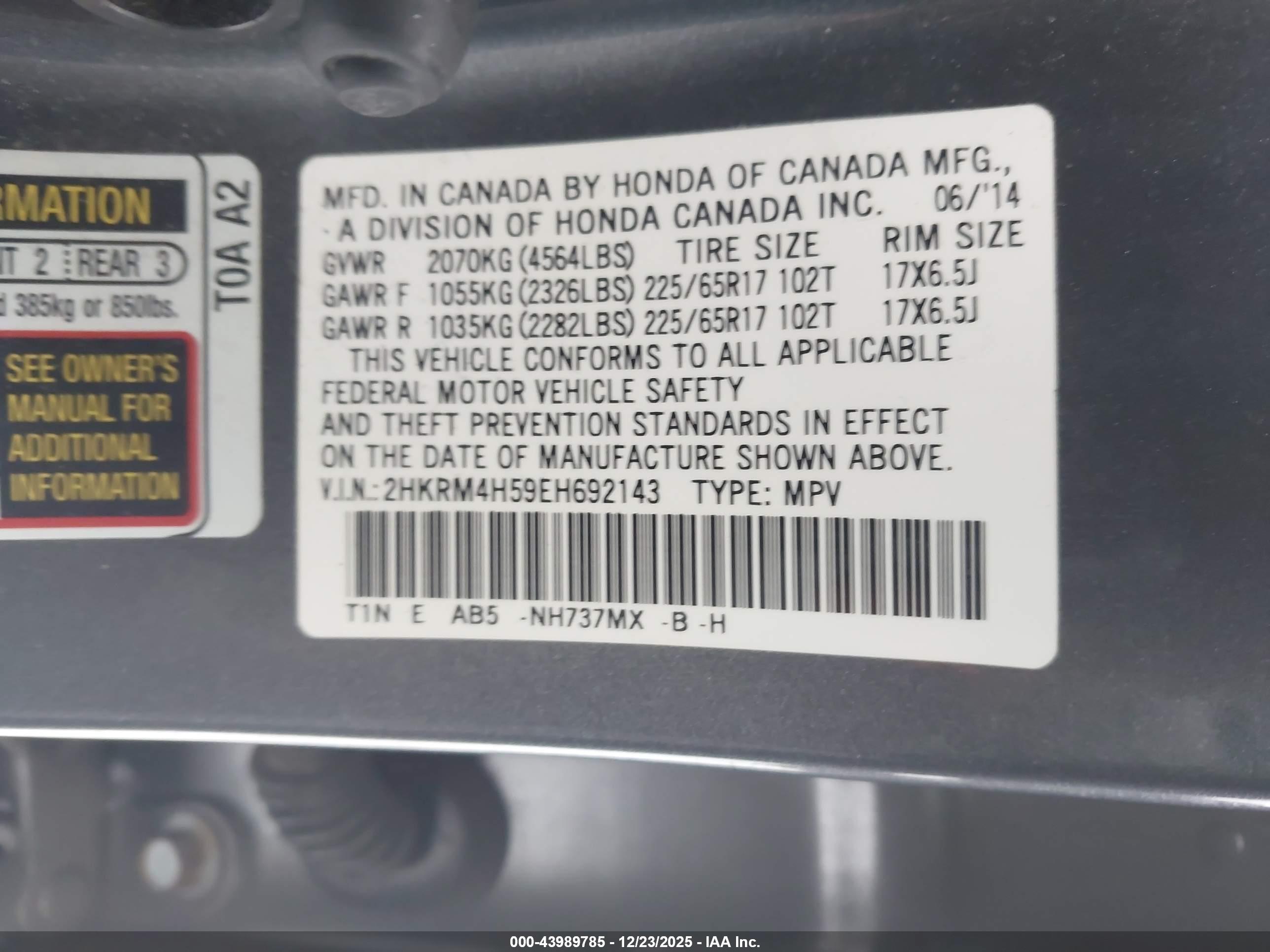 HONDA CR-V image 9